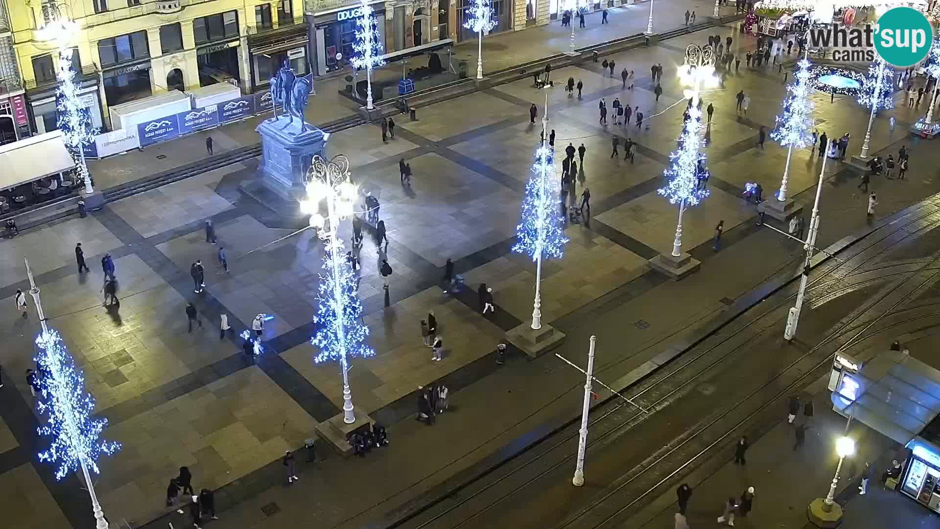 Ban Jelačić Platz  Live webcam Zagreb – Hotel Dubrovnik