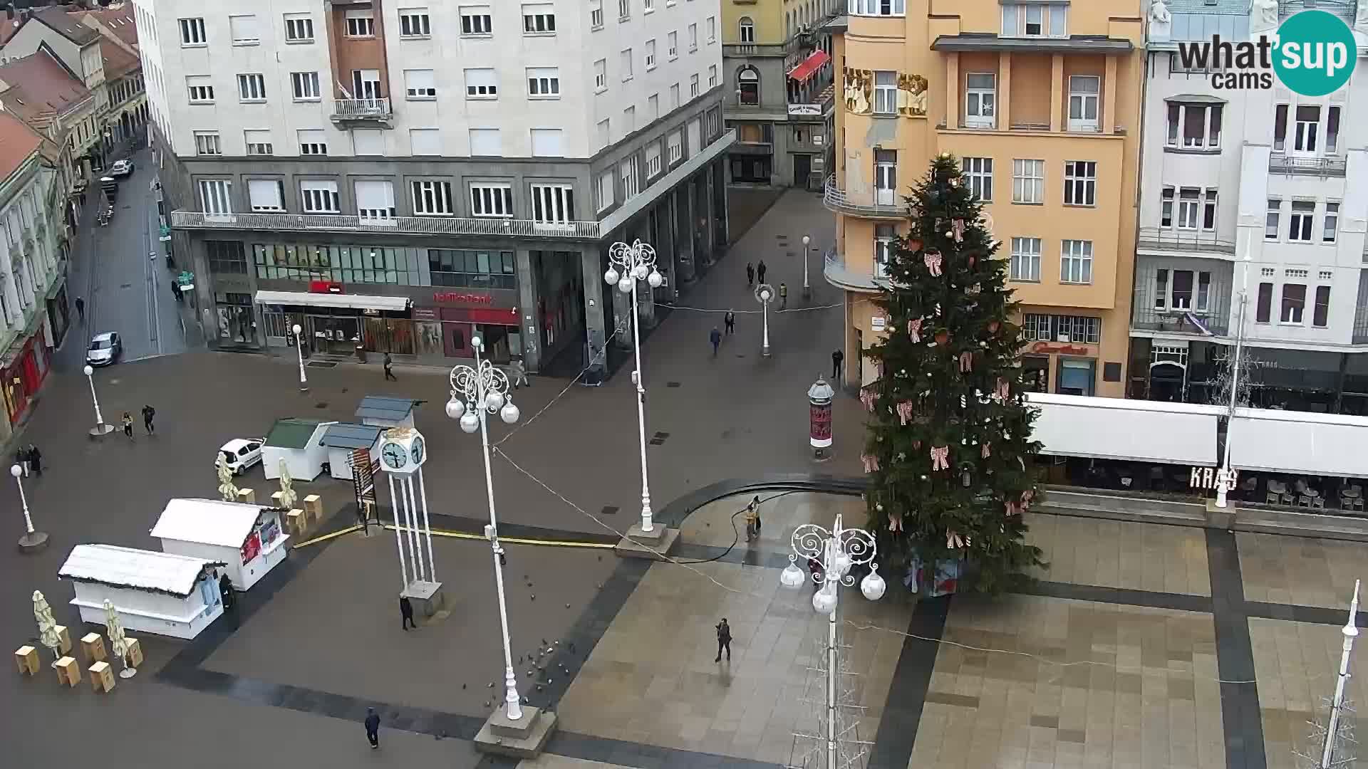 Zagreb – Bana Jelačića square panorama