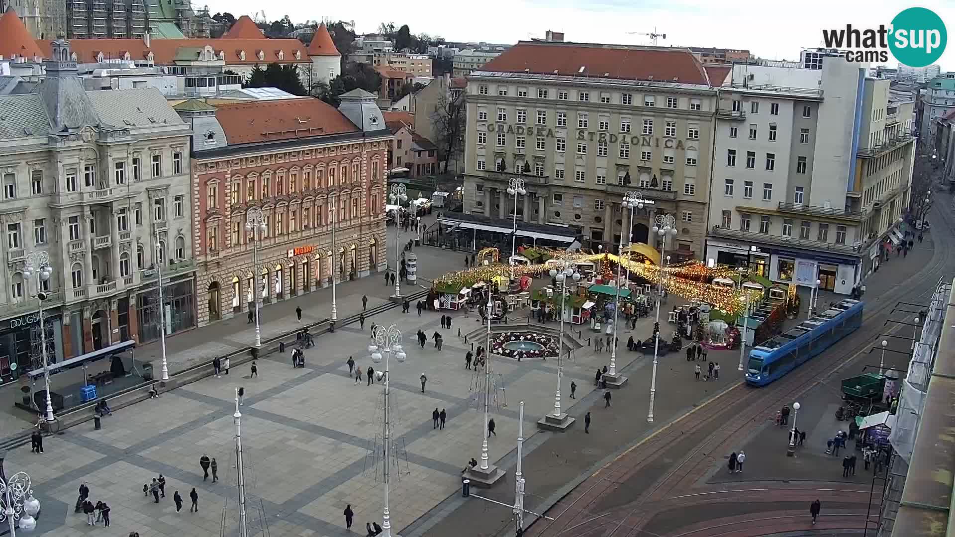 LIVE Webcam Zagreb Hotel Dubrovnik | Ban Jelačić square