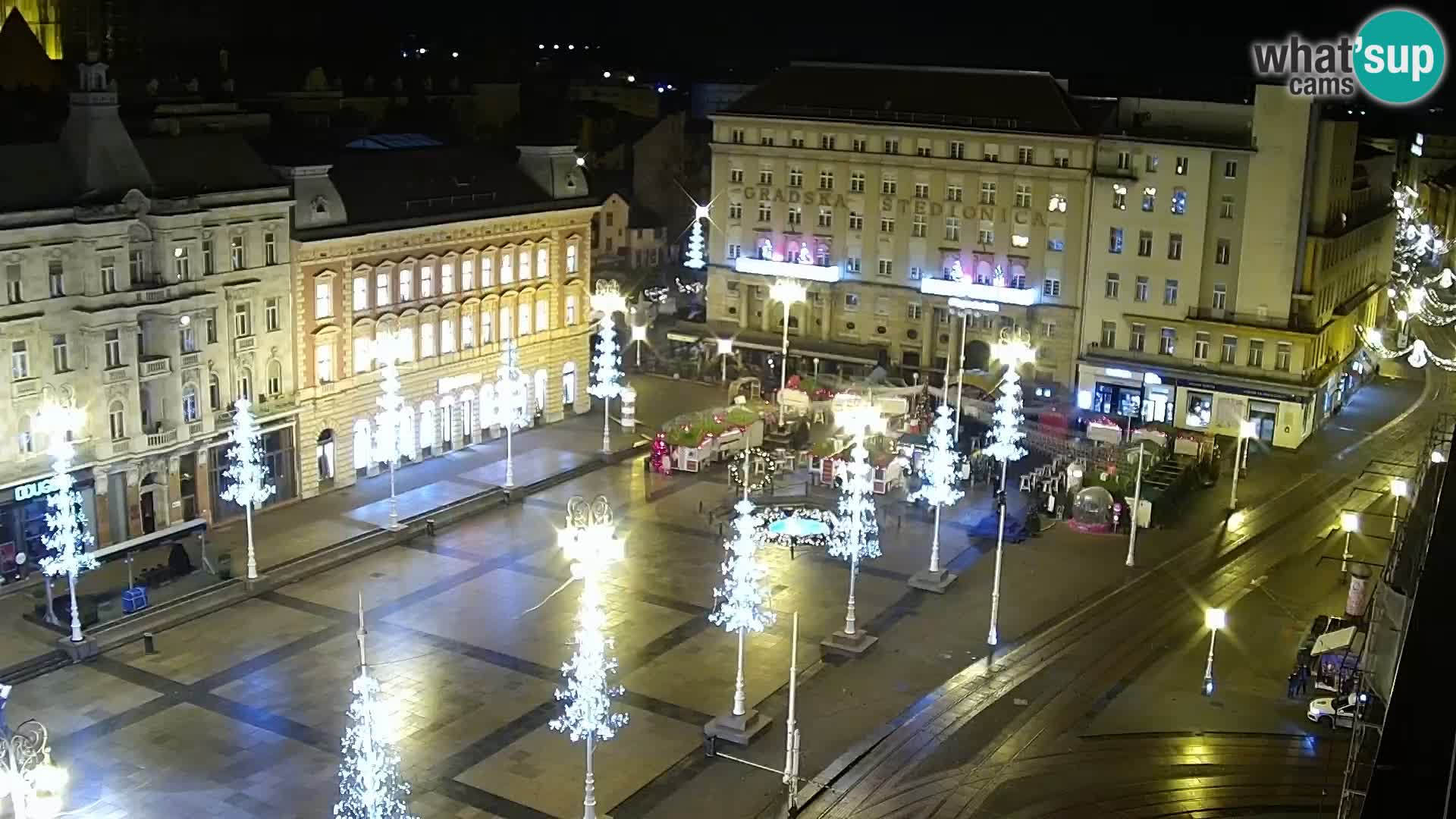 Plaza Ban Jelačić camera en vivo Zagreb – Hotel Dubrovnik