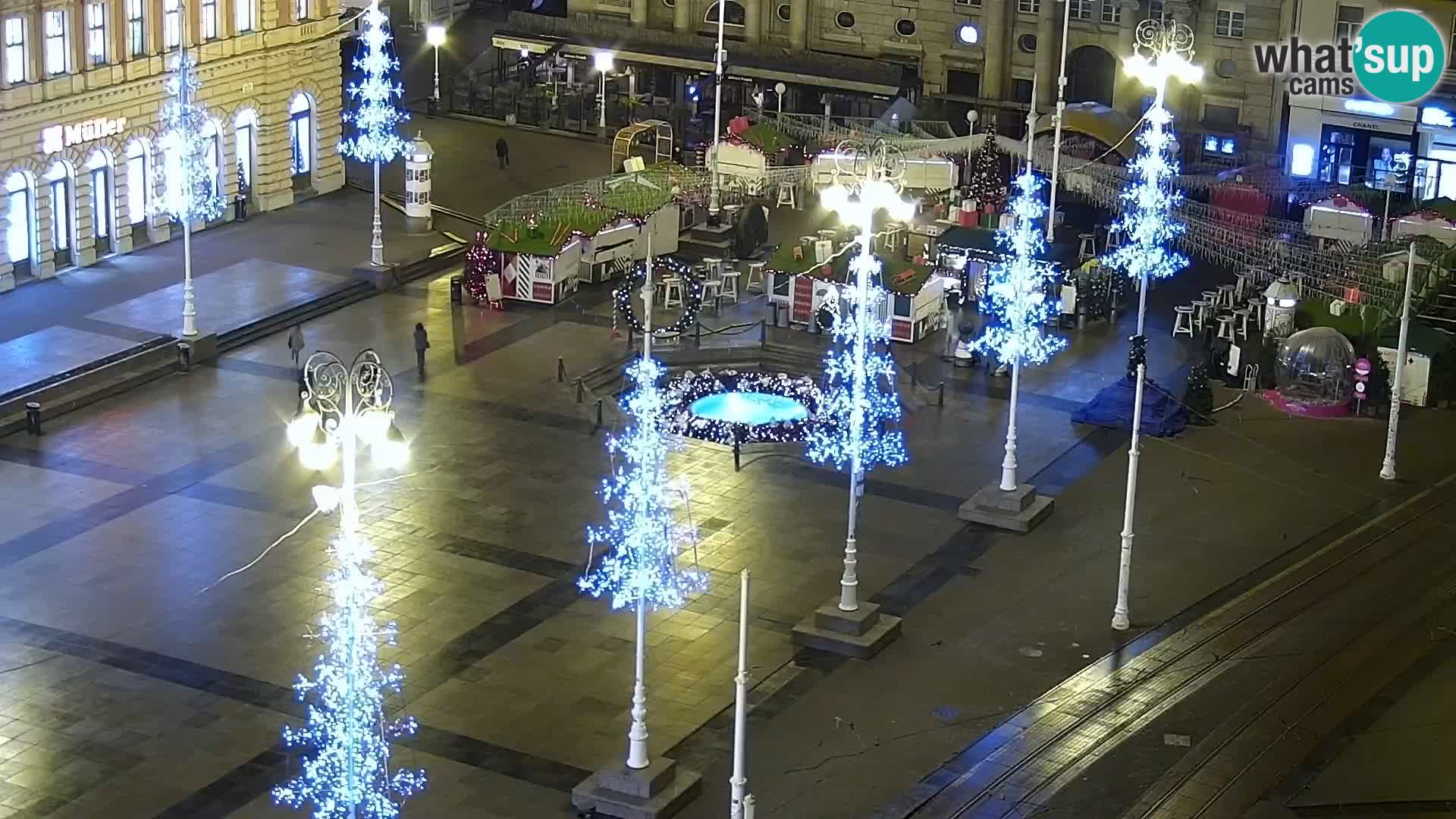 Plaza Ban Jelačić camera en vivo Zagreb – Hotel Dubrovnik