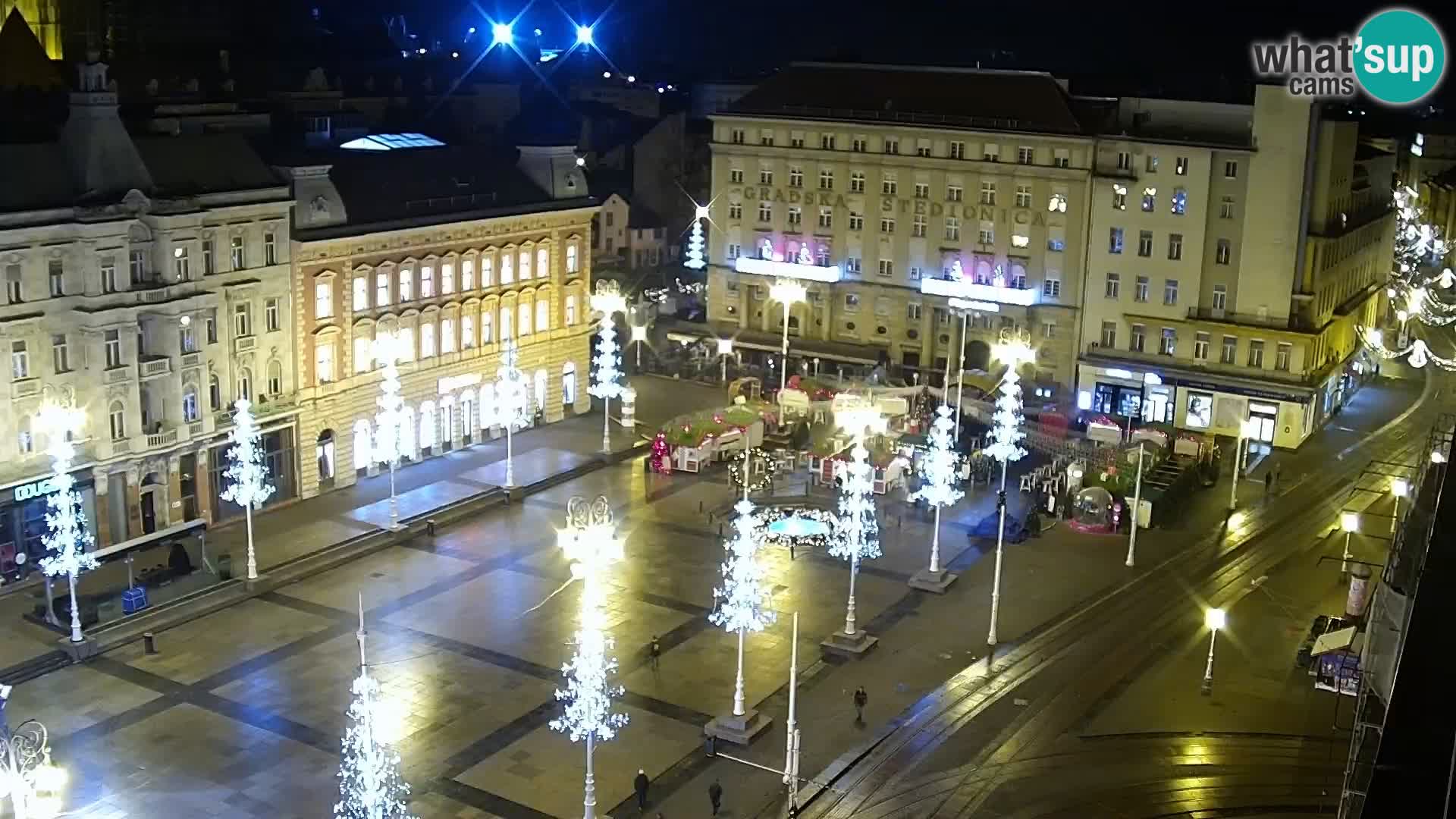 Plaza Ban Jelačić camera en vivo Zagreb – Hotel Dubrovnik