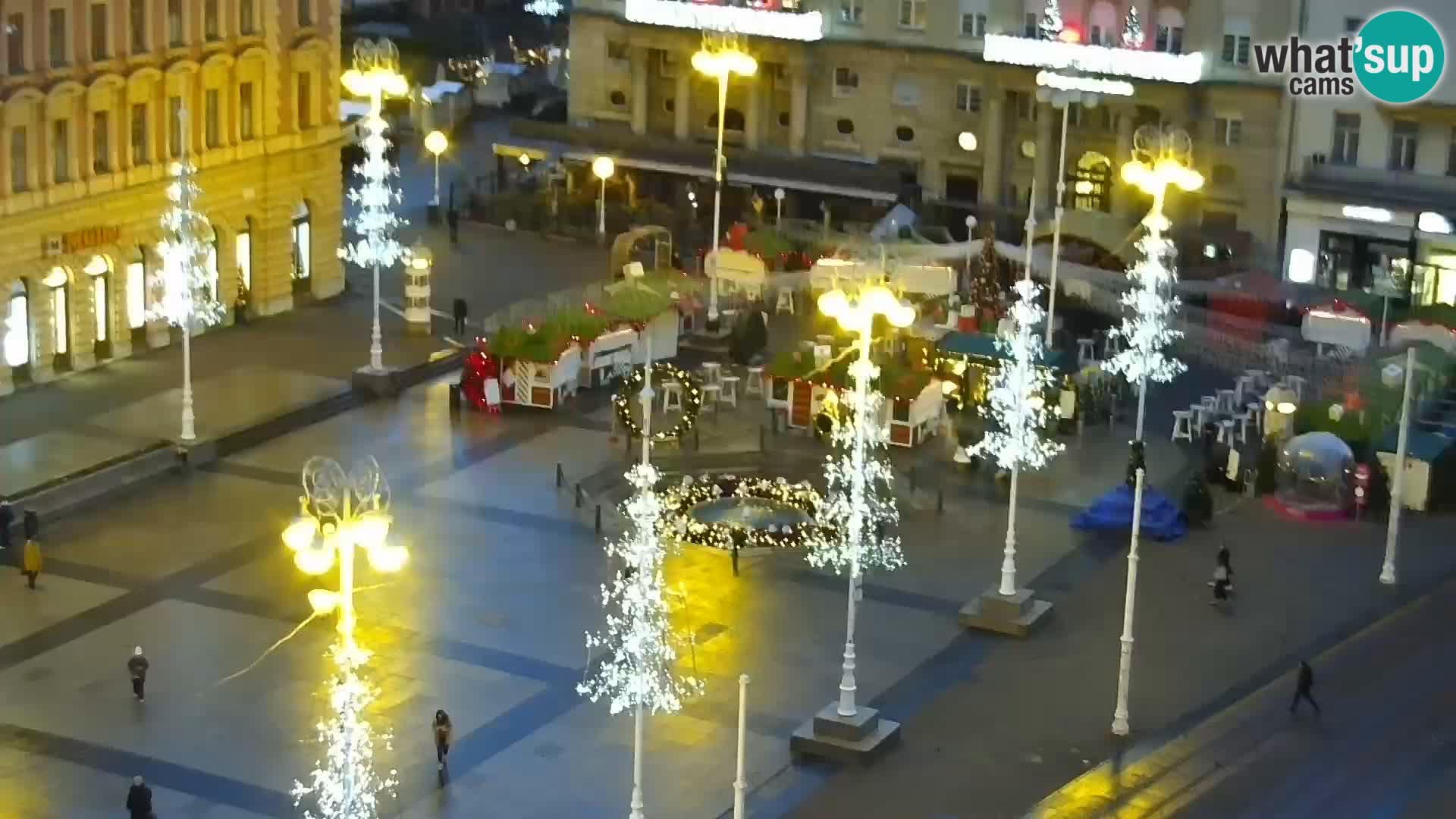 Plaza Ban Jelačić camera en vivo Zagreb – Hotel Dubrovnik