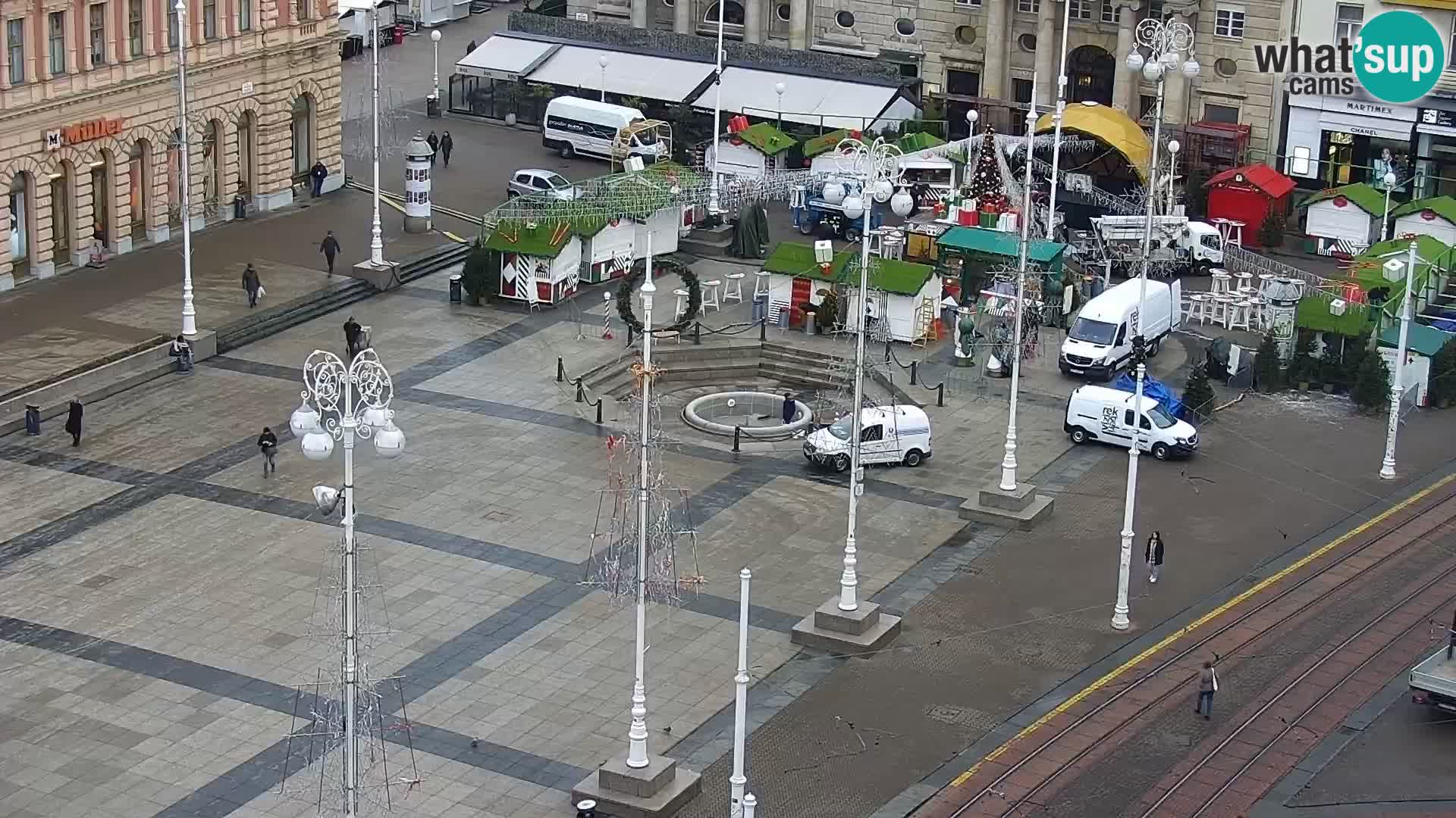 Piazza Ban Jelačić livecam Zagreb – Hotel Dubrovnik