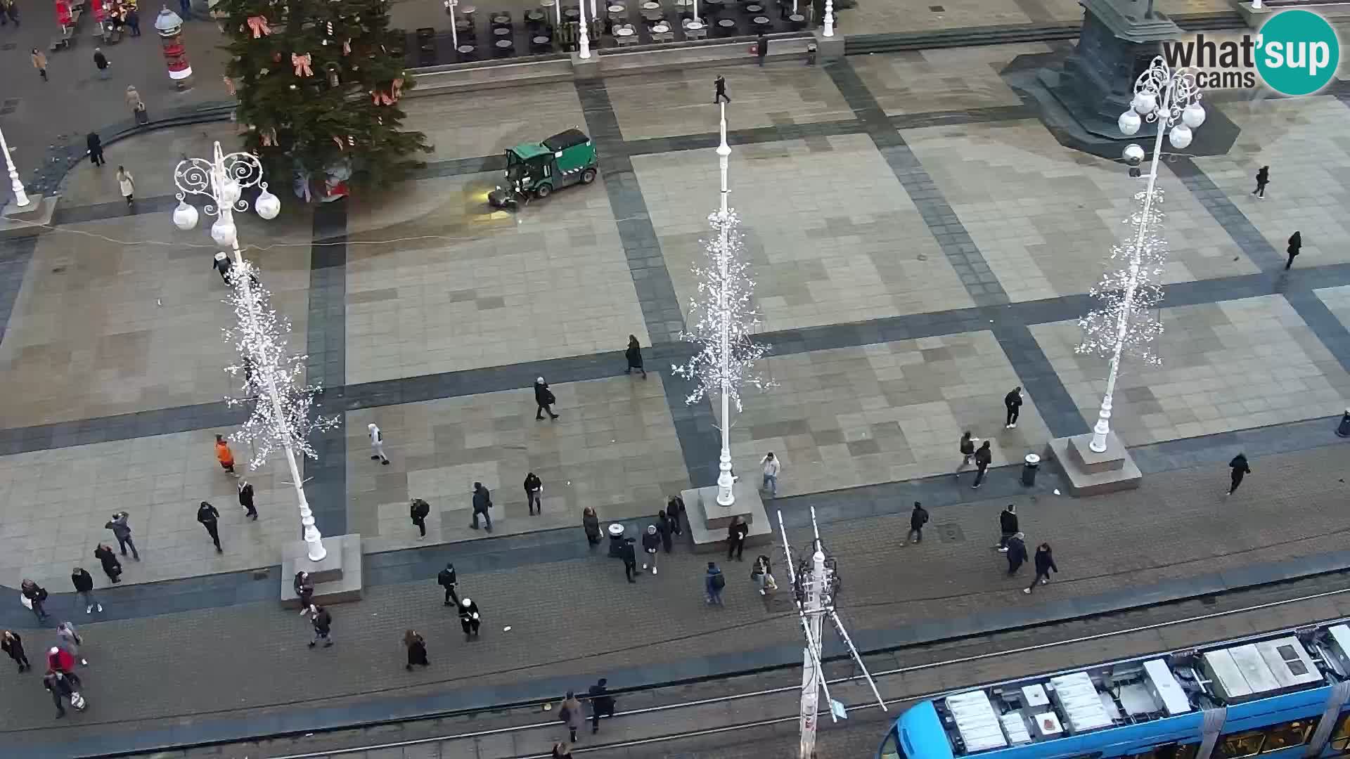 LIVE Webcam Zagreb Hotel Dubrovnik | Ban Jelačić square