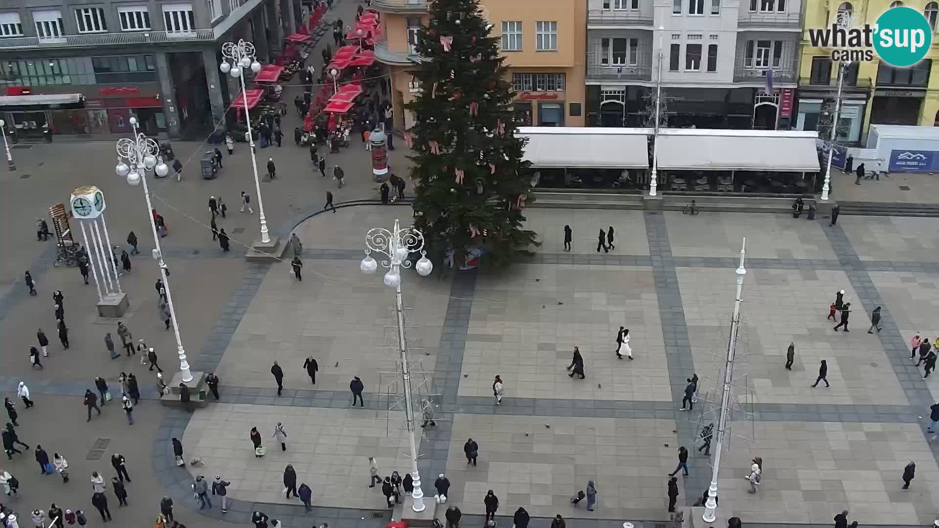 Piazza Ban Jelačić livecam Zagreb – Hotel Dubrovnik