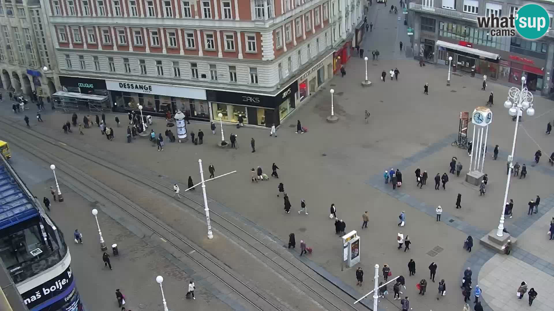 Webcam live Zagreb – Ban Jelačić Platz