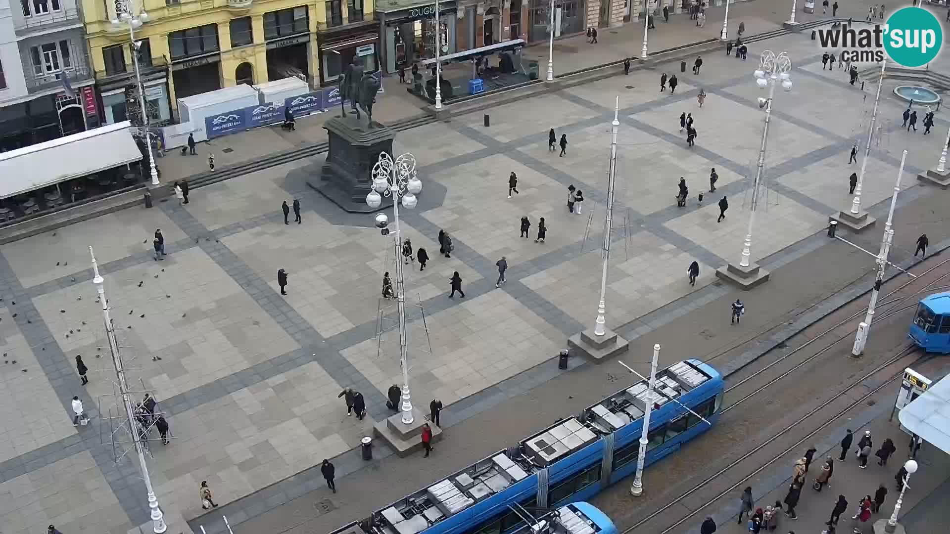 LIVE Webcam Zagreb Hotel Dubrovnik | Ban Jelačić square