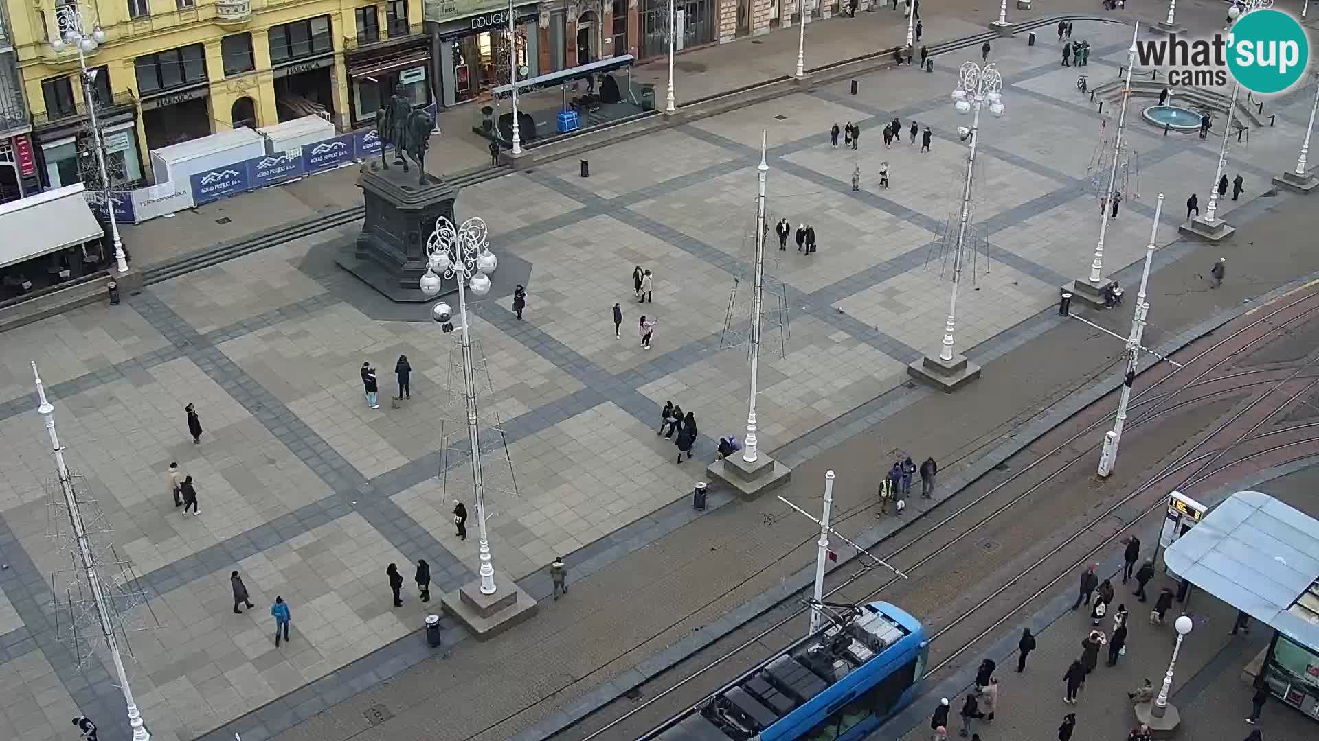 LIVE Webcam Zagreb Hotel Dubrovnik | Ban Jelačić square