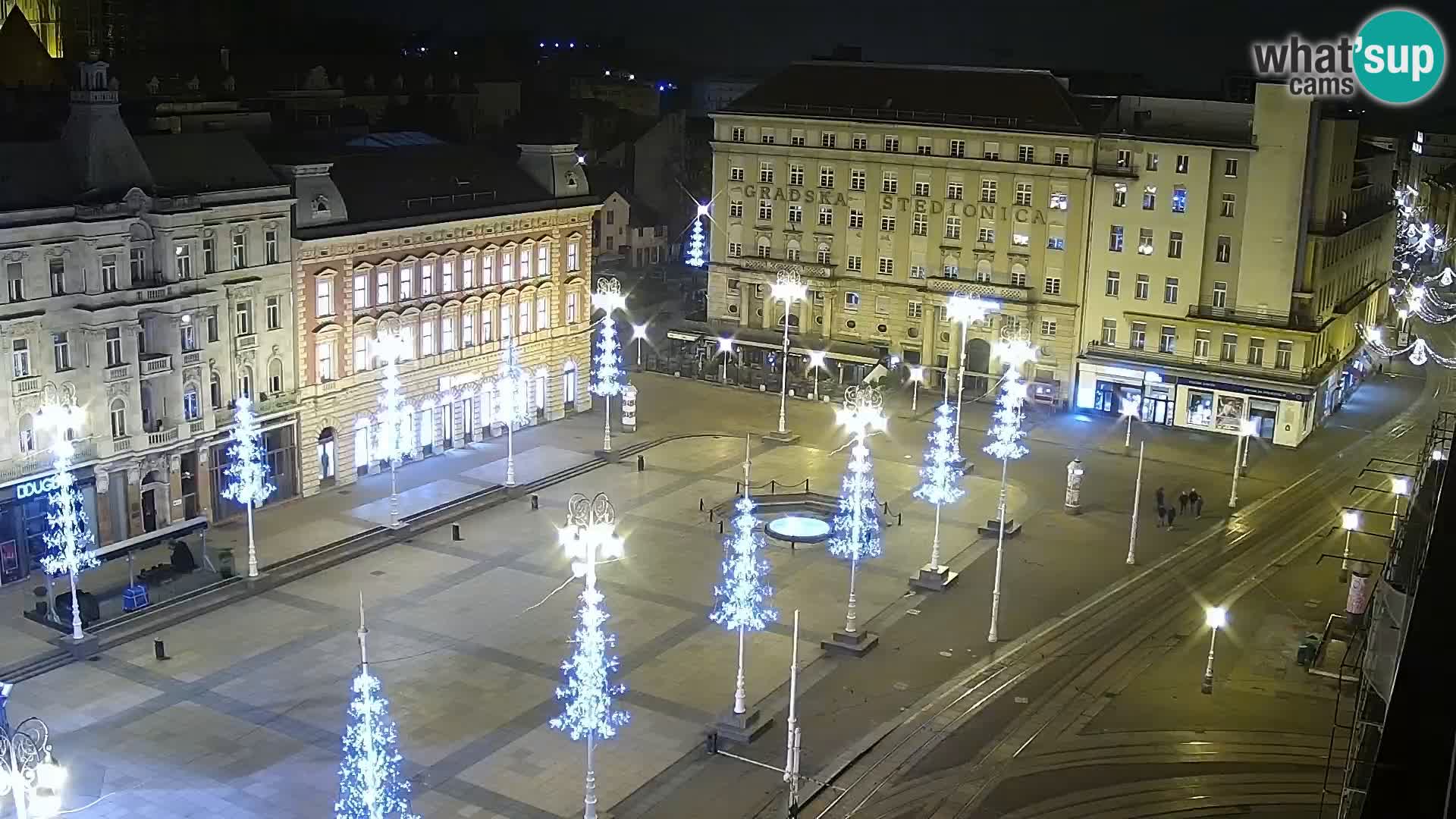 Zagreb – Bana Jelačića square panorama