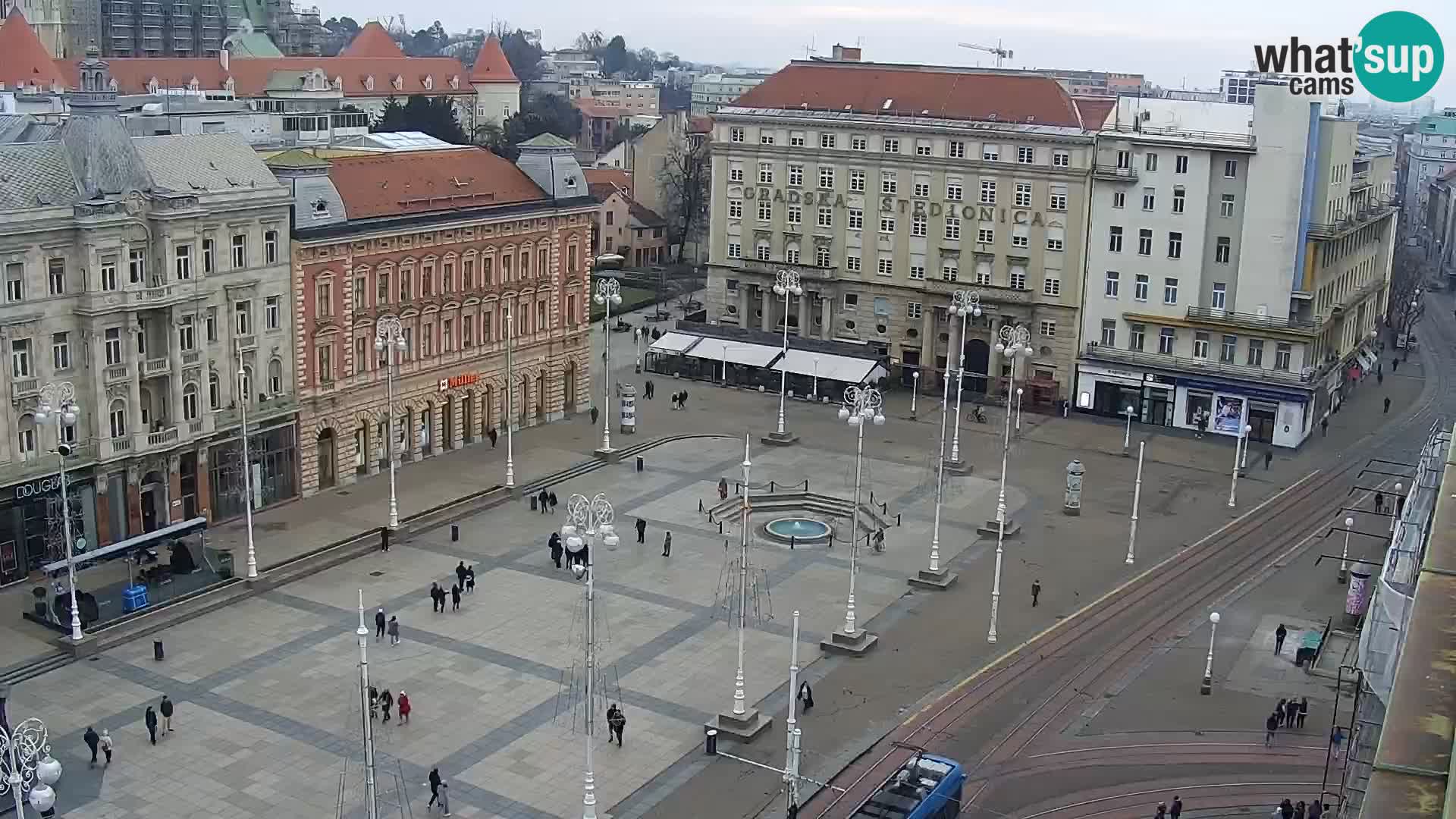 Webcam Zagreb – Ban Jelačić square