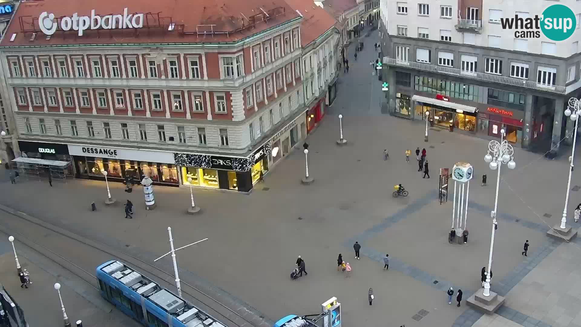 LIVE Webcam Zagreb Hotel Dubrovnik | Ban Jelačić square