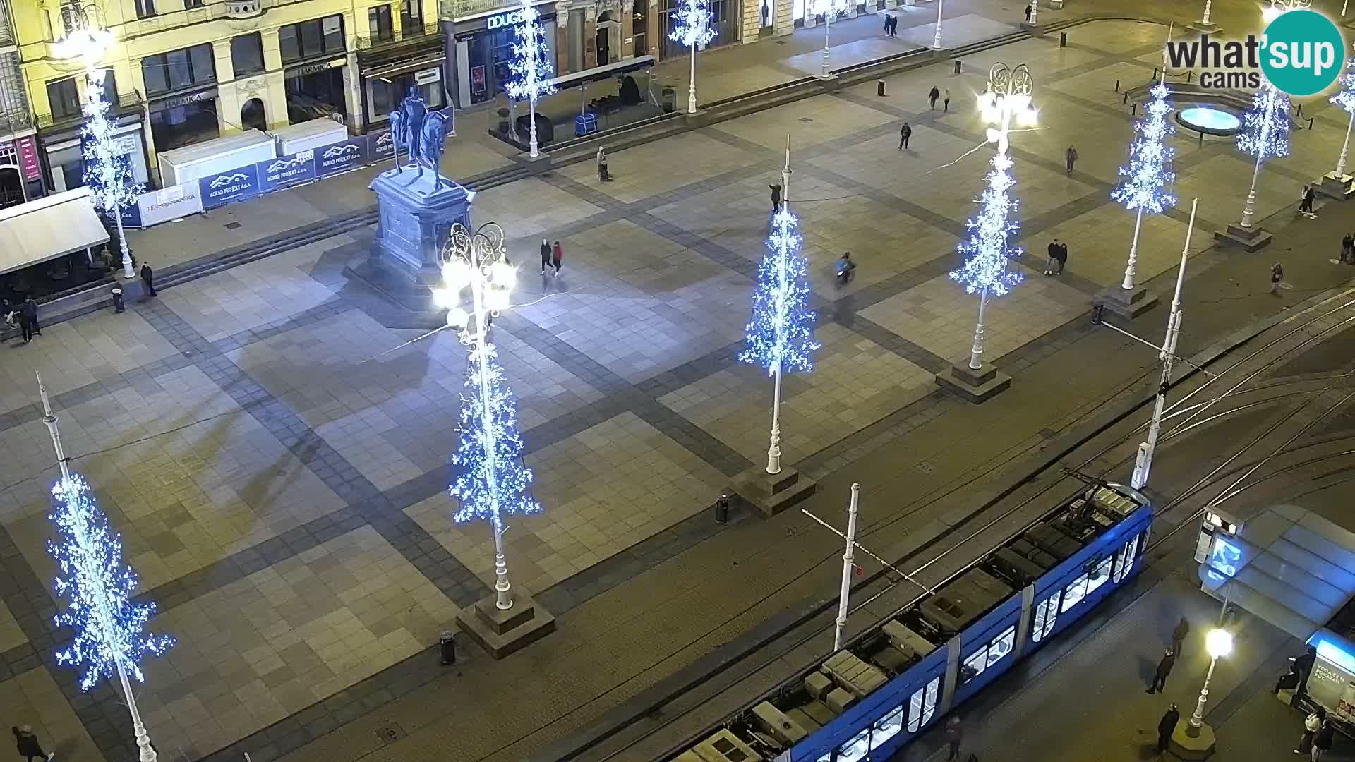 LIVE Webcam Zagreb Hotel Dubrovnik | Ban Jelačić square