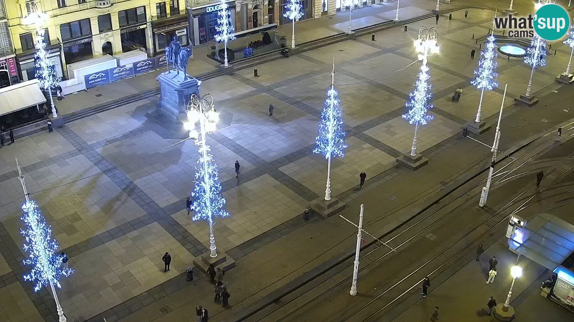 Zagreb – Bana Jelačića square panorama