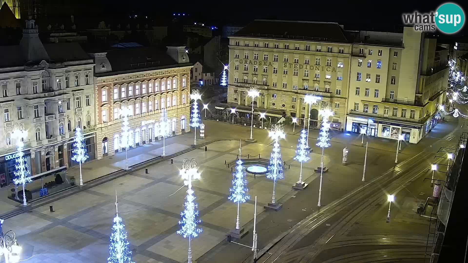 Zagreb – Bana Jelačića square panorama