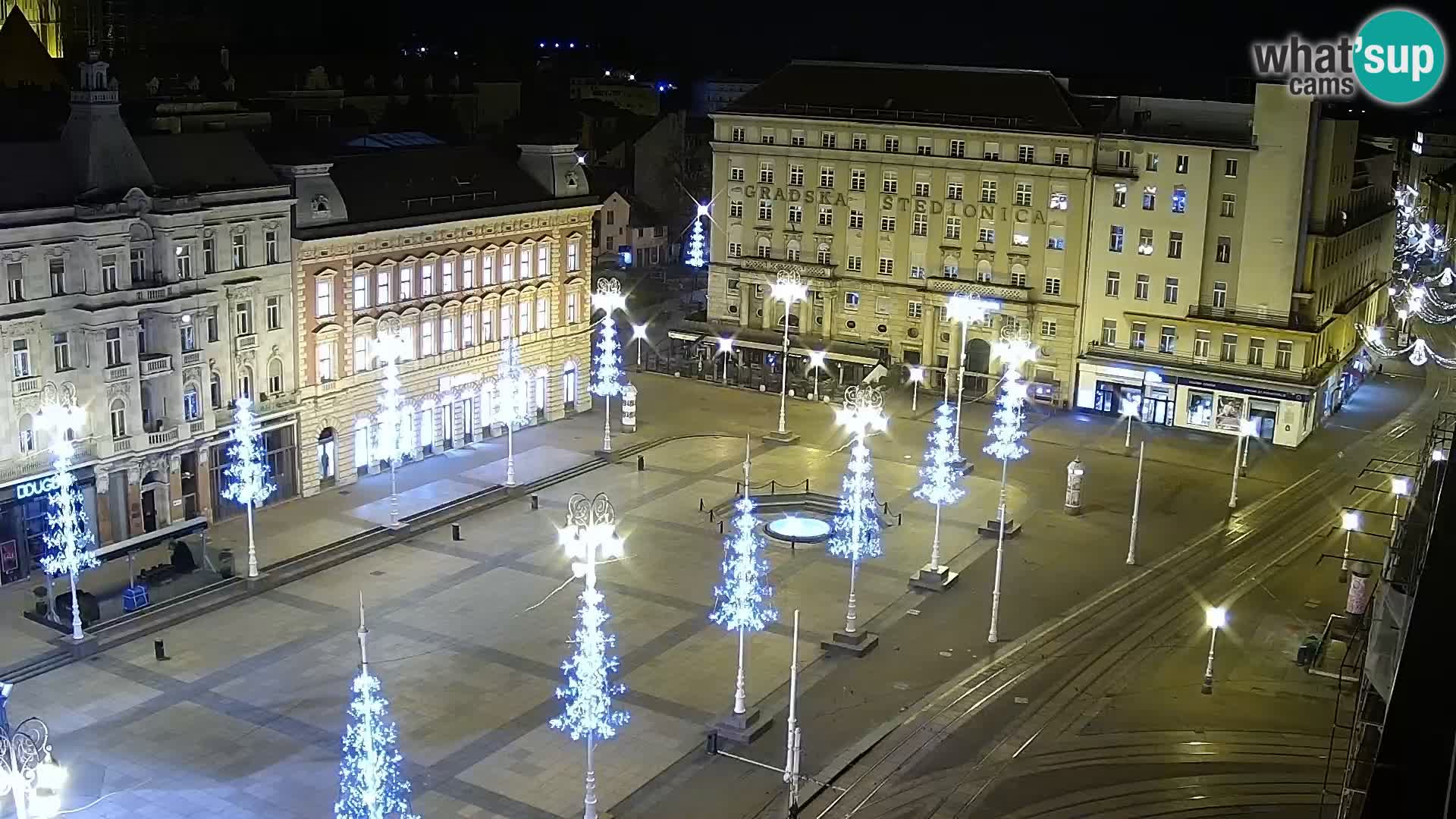 Zagreb – Bana Jelačića square panorama