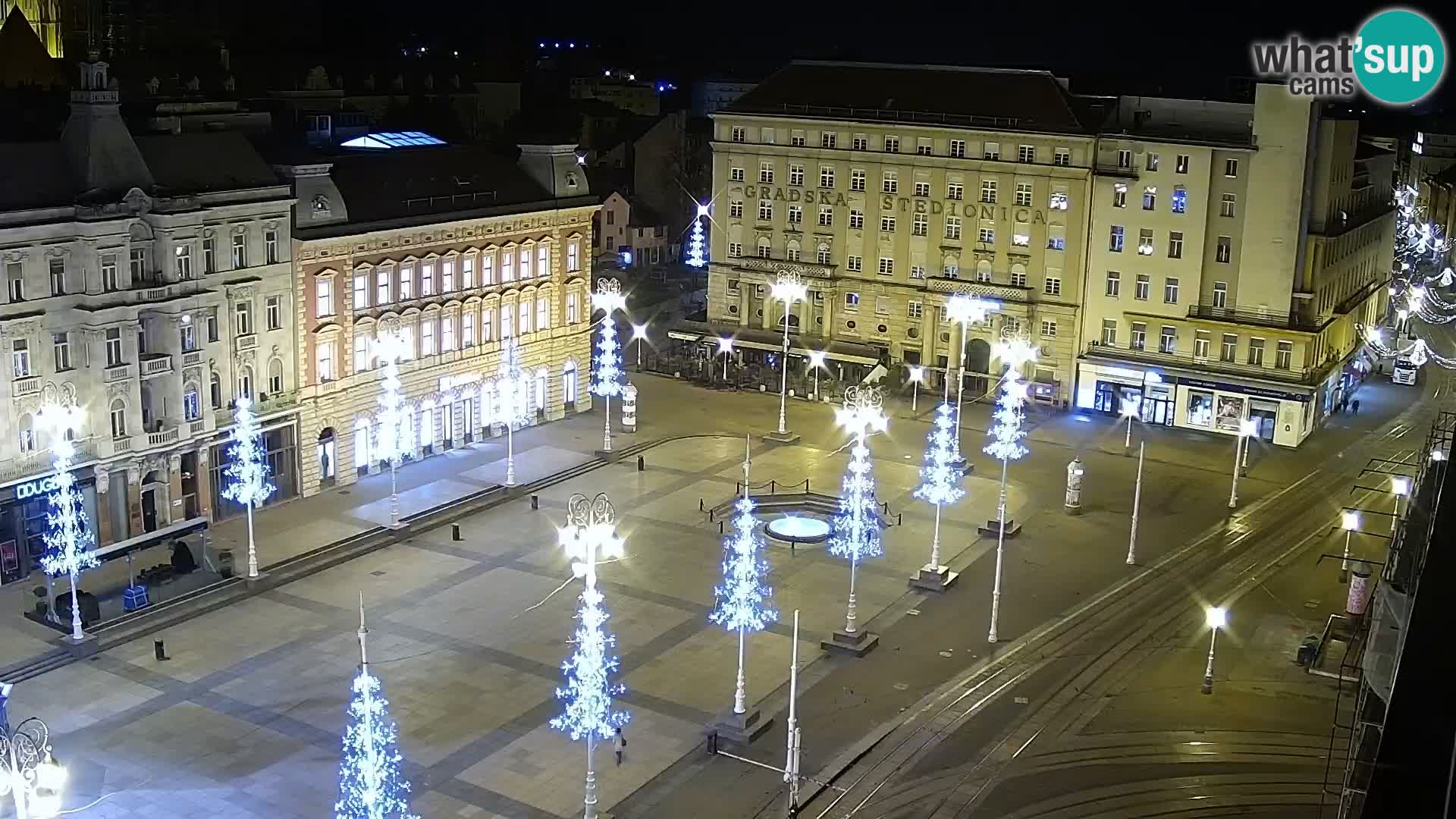 Zagreb – Bana Jelačića square panorama