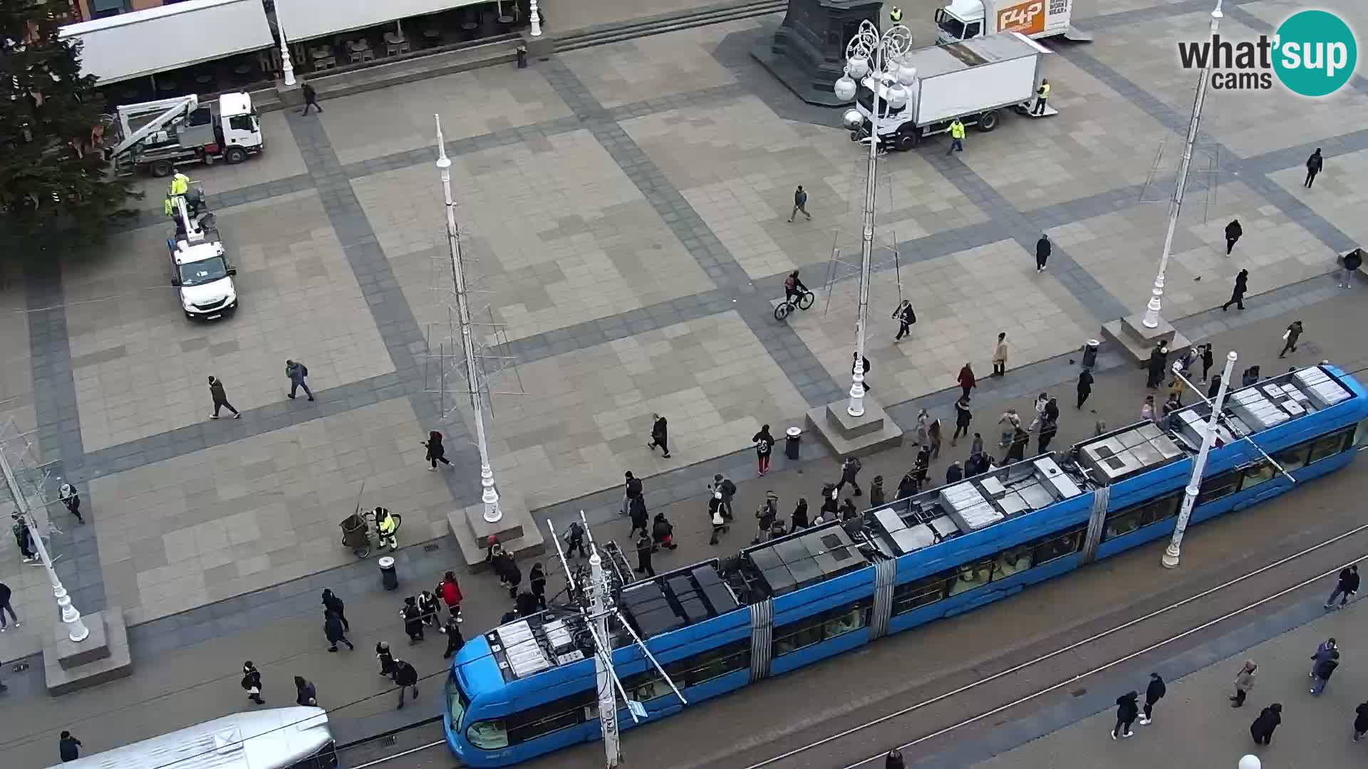 LIVE Webcam Zagreb Hotel Dubrovnik | Ban Jelačić square