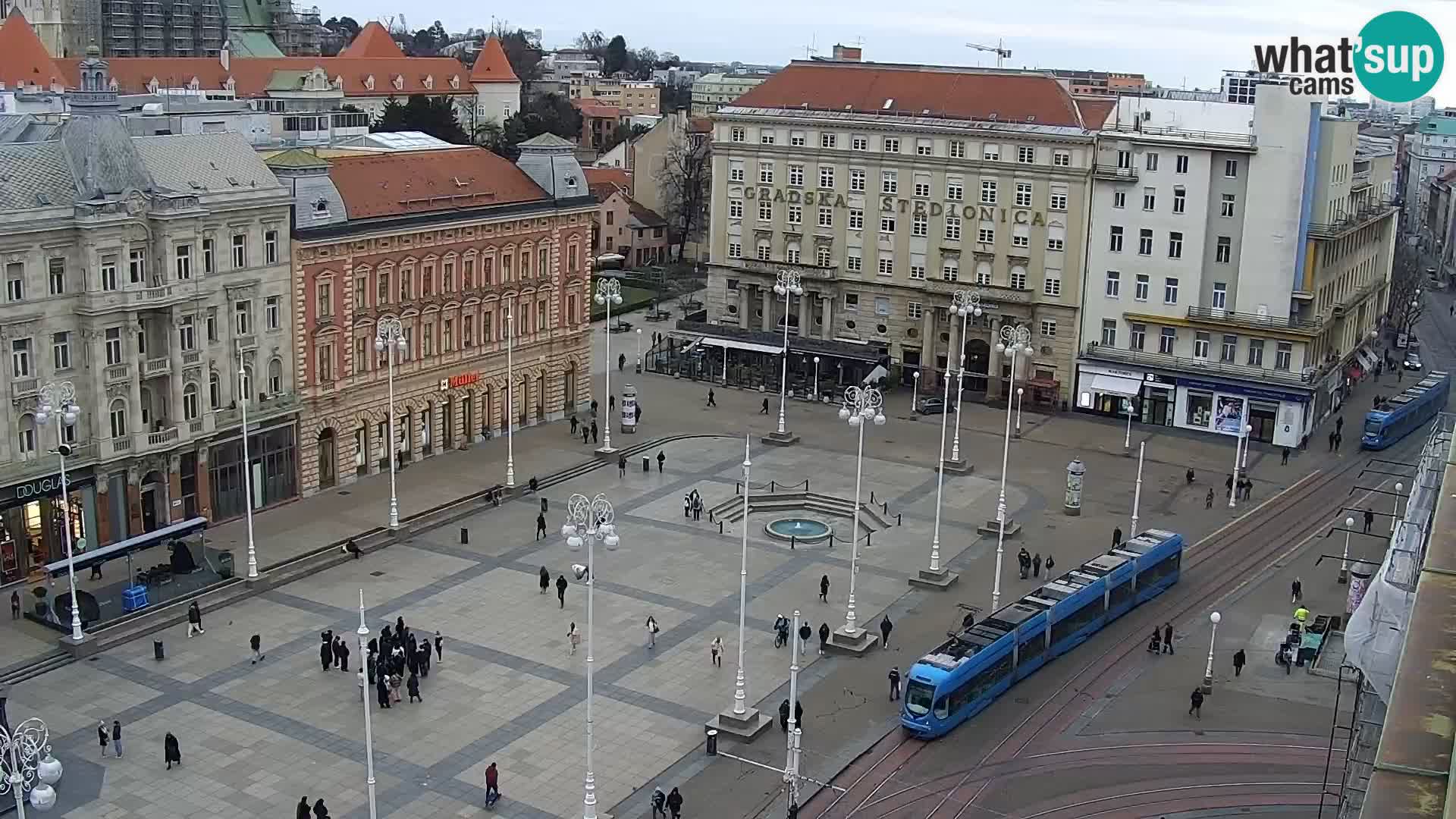 LIVE Webcam Zagreb Hotel Dubrovnik | Ban Jelačić square