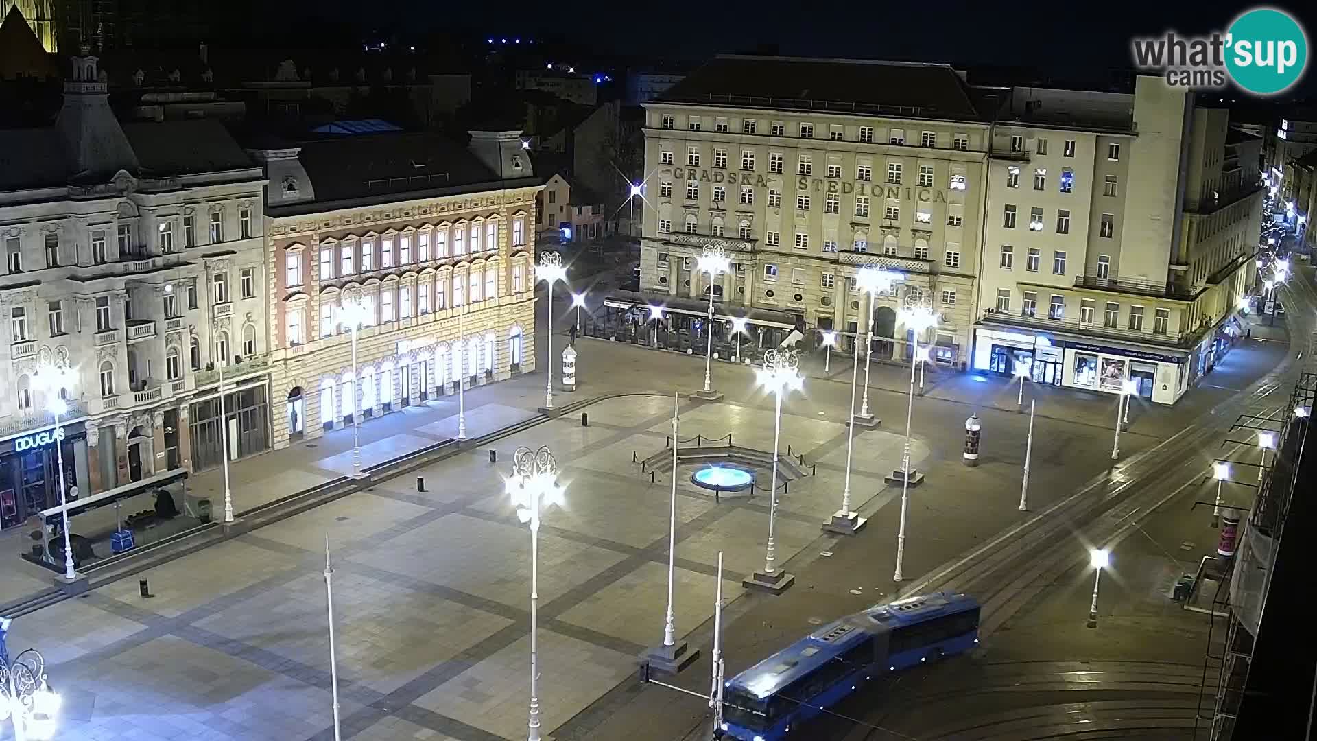 LIVE Webcam Zagreb Hotel Dubrovnik | Ban Jelačić square