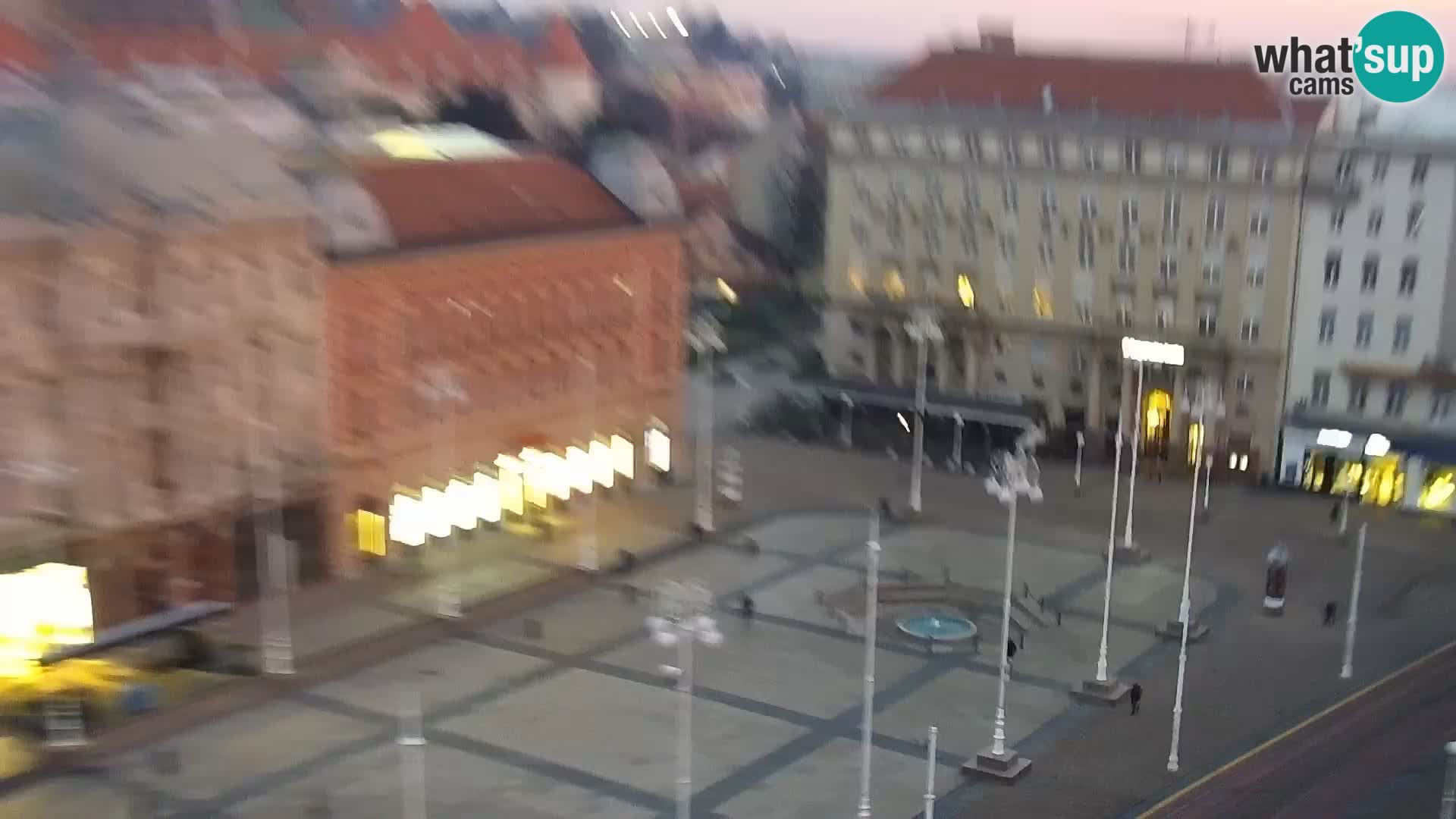 LIVE Webcam Zagreb Hotel Dubrovnik | Ban Jelačić square