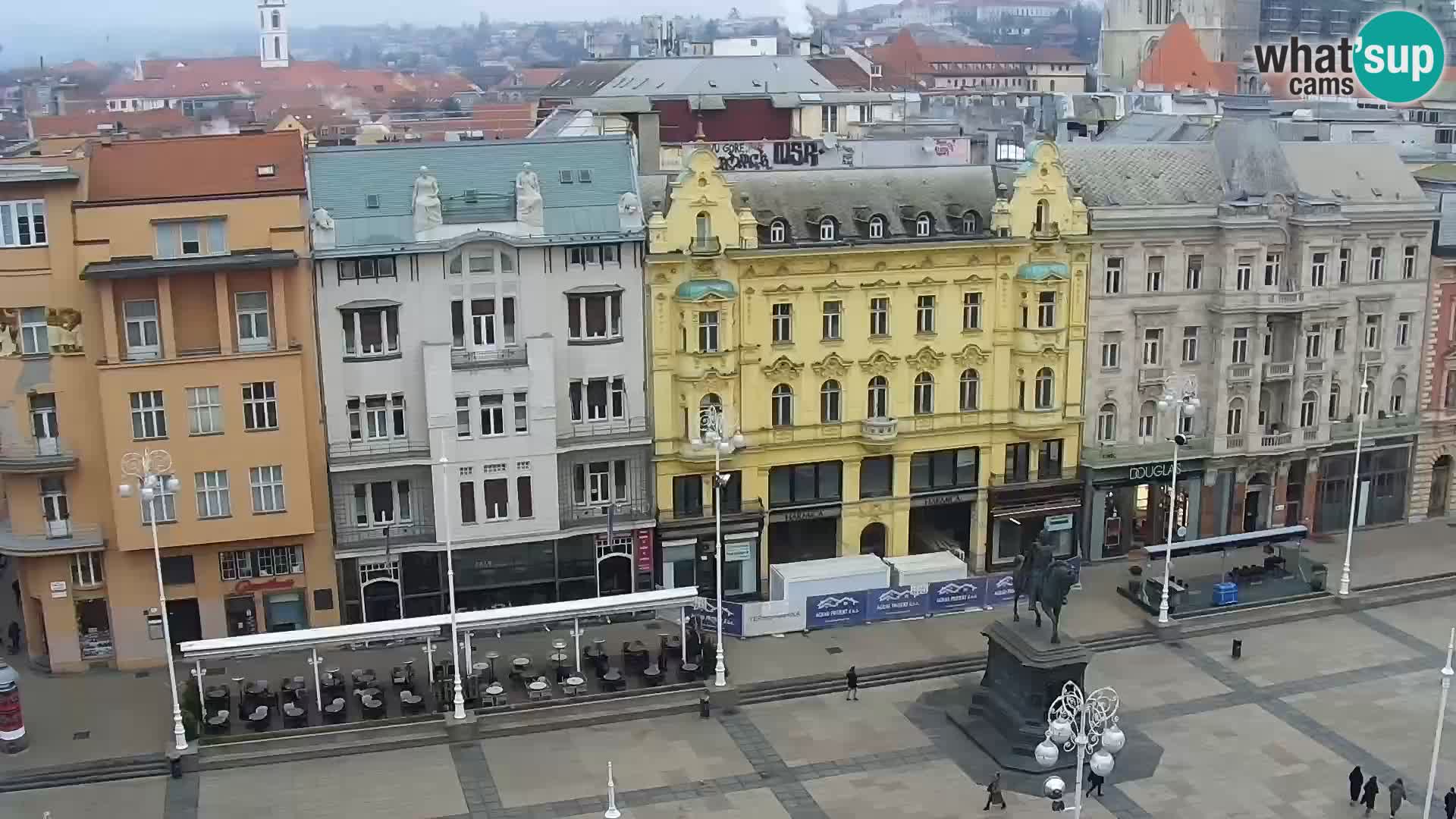 LIVE Webcam Zagreb Hotel Dubrovnik | Ban Jelačić square