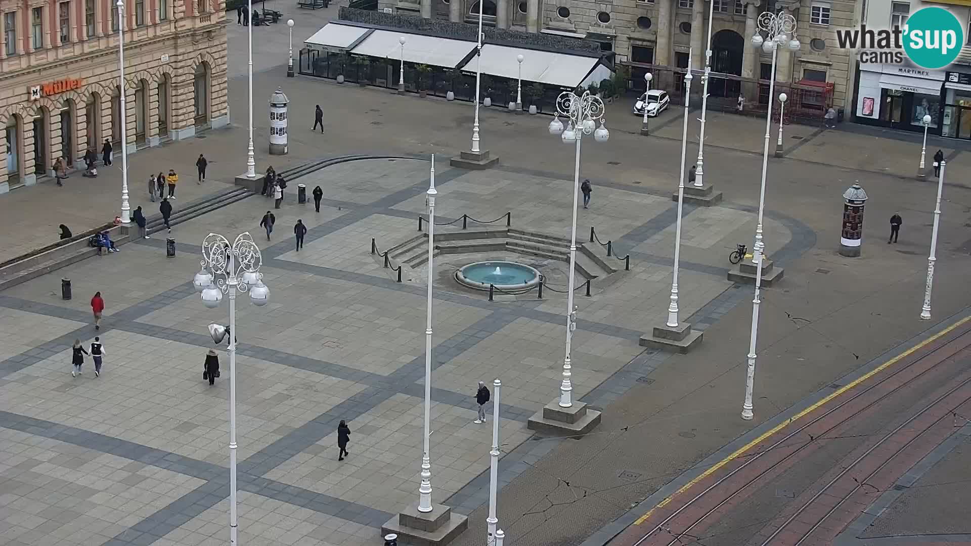 Webcam Zagreb – Ban Jelačić square