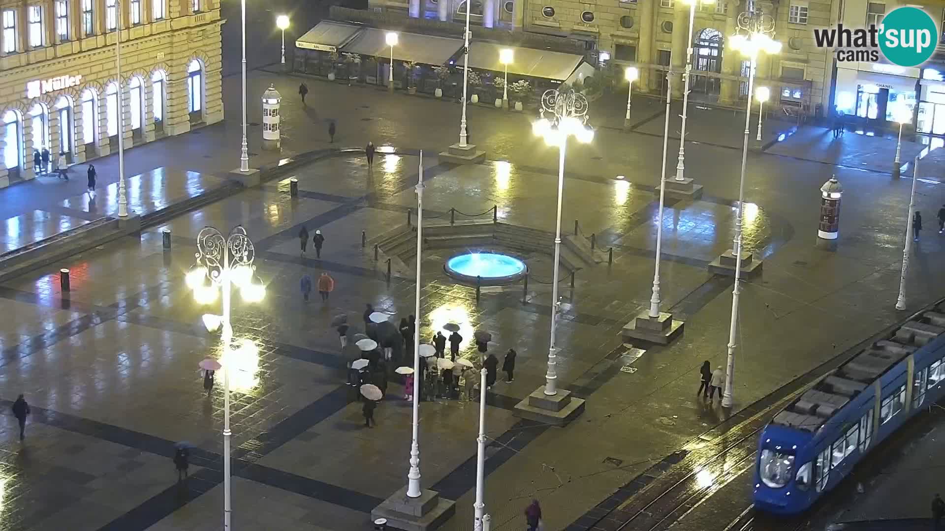 LIVE Webcam Zagreb Hotel Dubrovnik | Ban Jelačić square