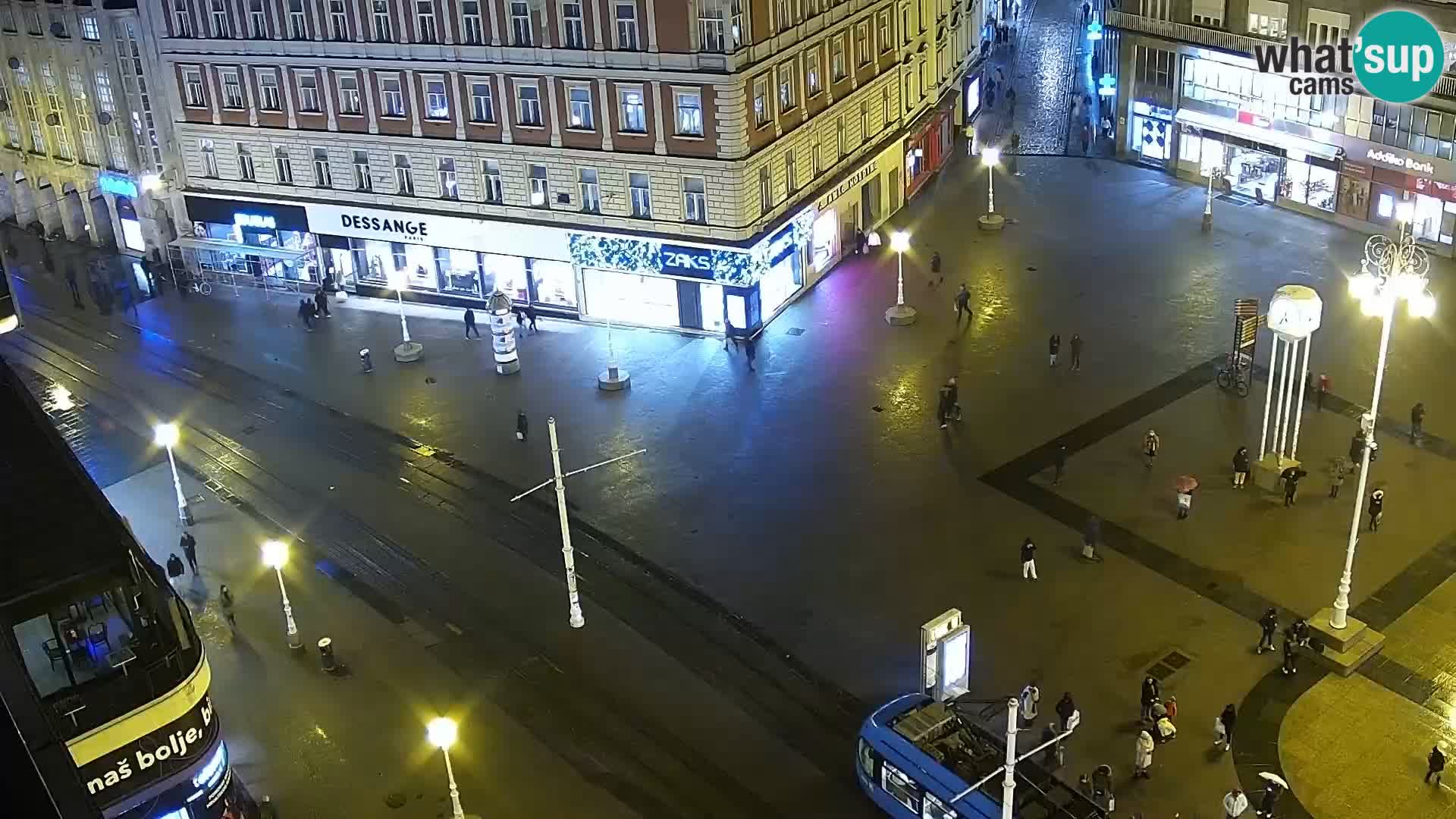 Zagreb – Bana Jelačića square panorama