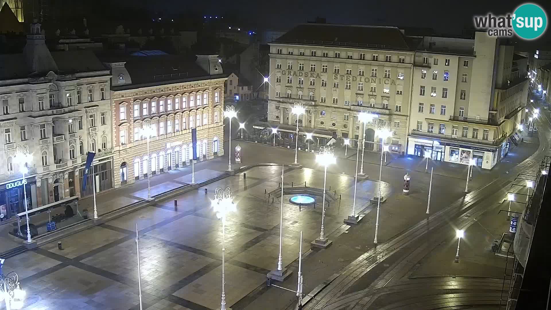 LIVE Webcam Zagreb Hotel Dubrovnik | Ban Jelačić square