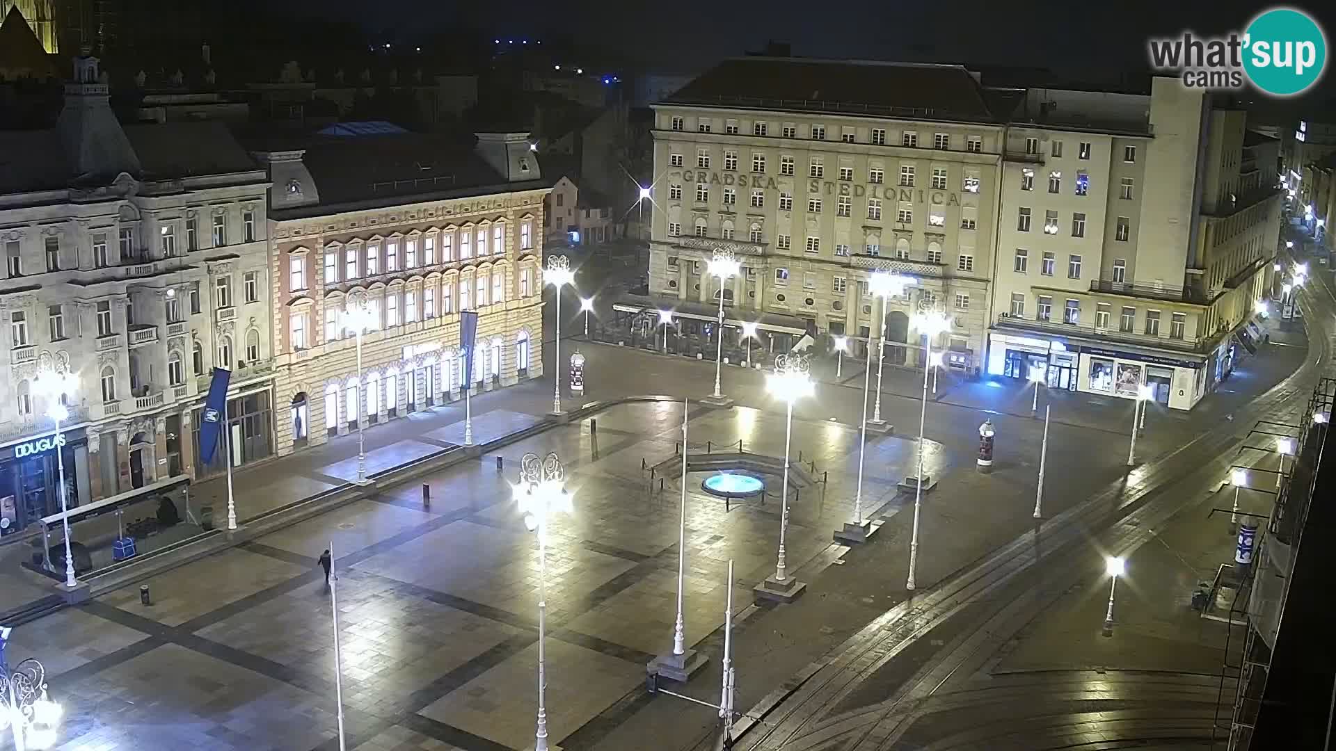 LIVE Webcam Zagreb Hotel Dubrovnik | Ban Jelačić square