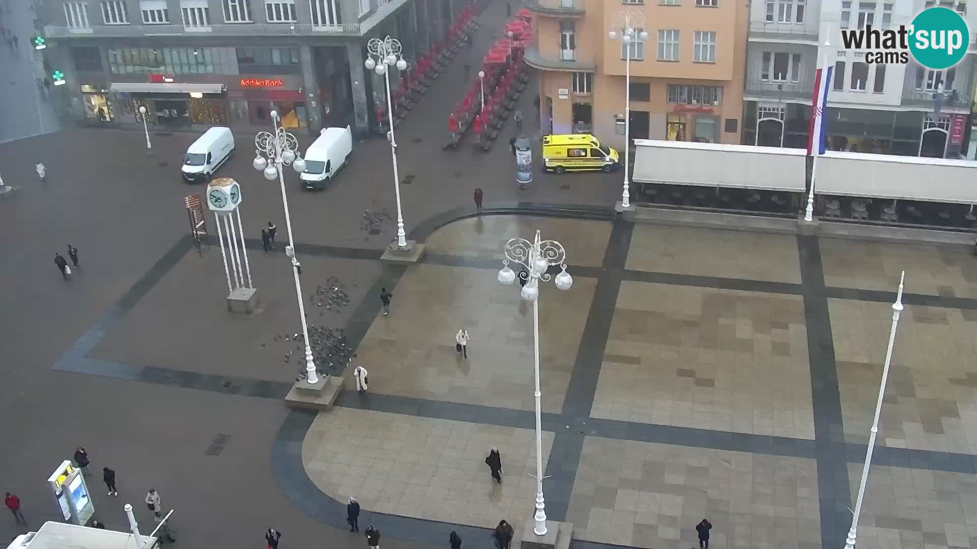 Plaza Ban Jelačić camera en vivo Zagreb – Hotel Dubrovnik