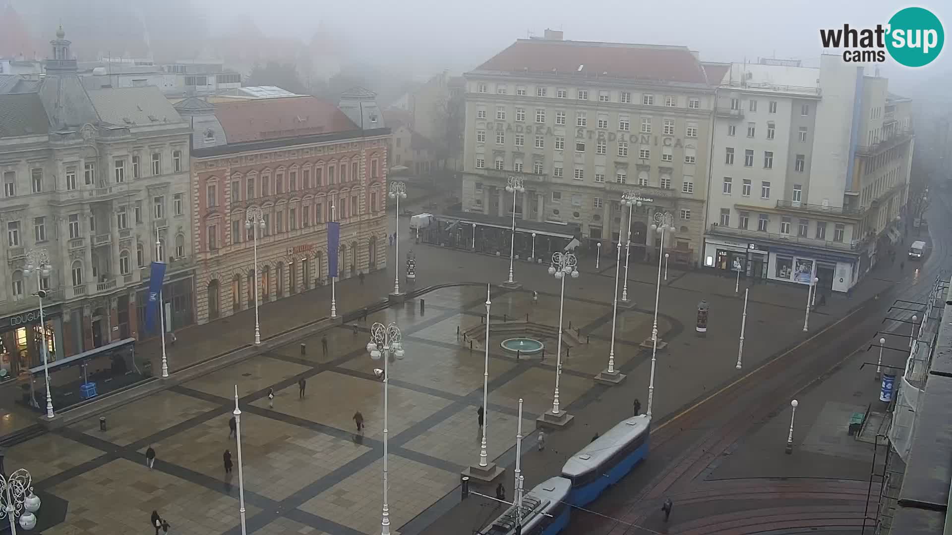 Kamera v živo Zagreb – Trg Bana Jelačića