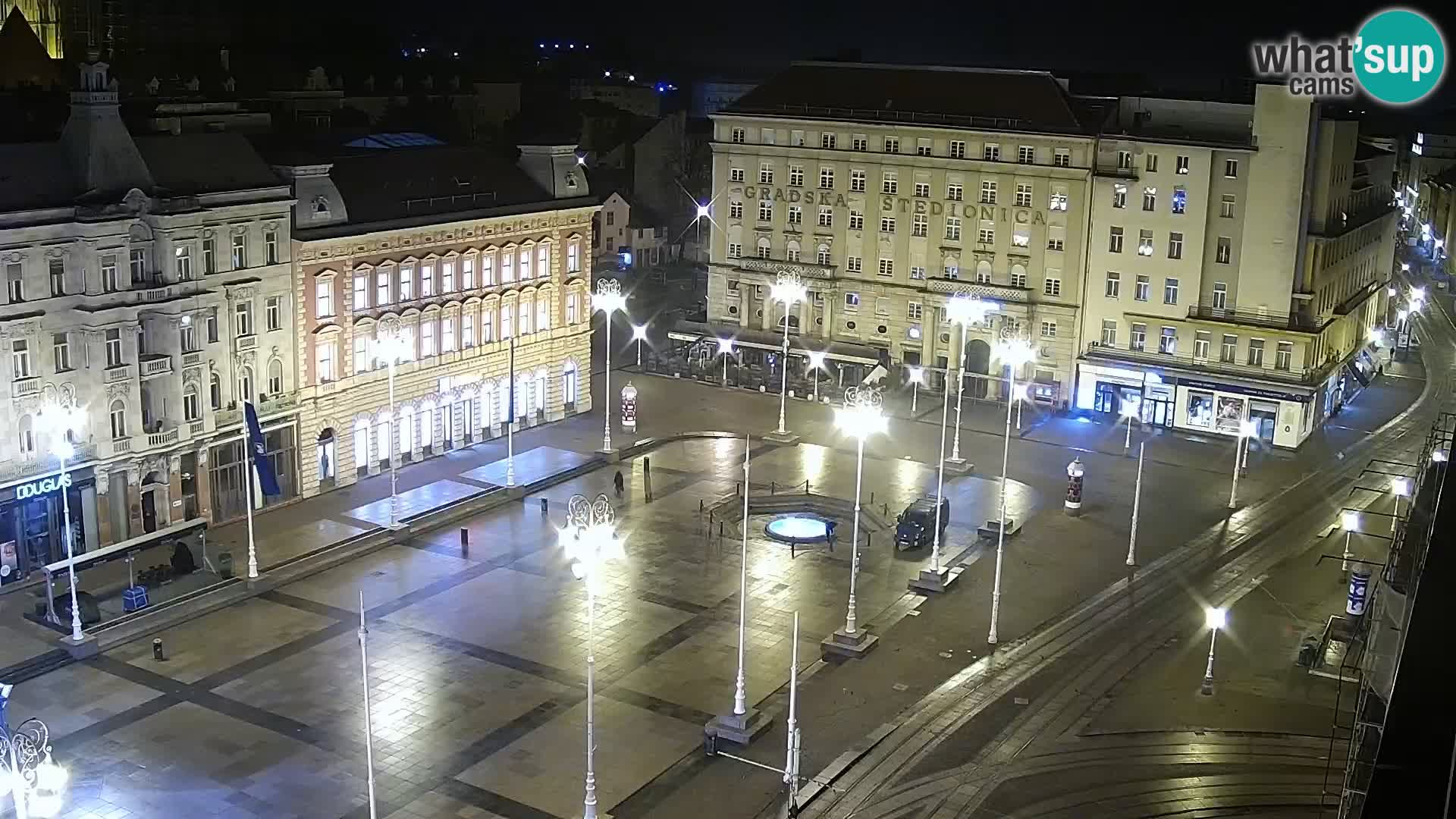 LIVE Webcam Zagreb Hotel Dubrovnik | Ban Jelačić square