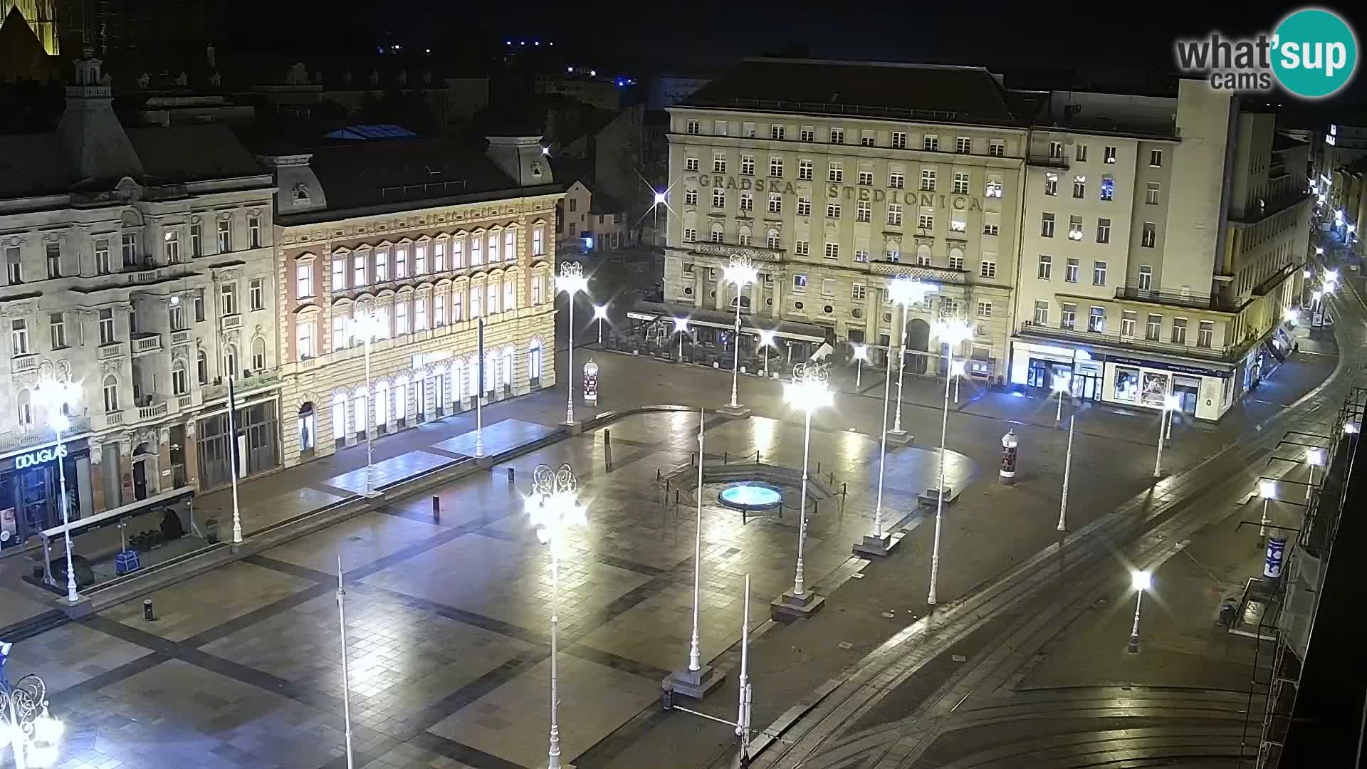 LIVE Webcam Zagreb Hotel Dubrovnik | Ban Jelačić square