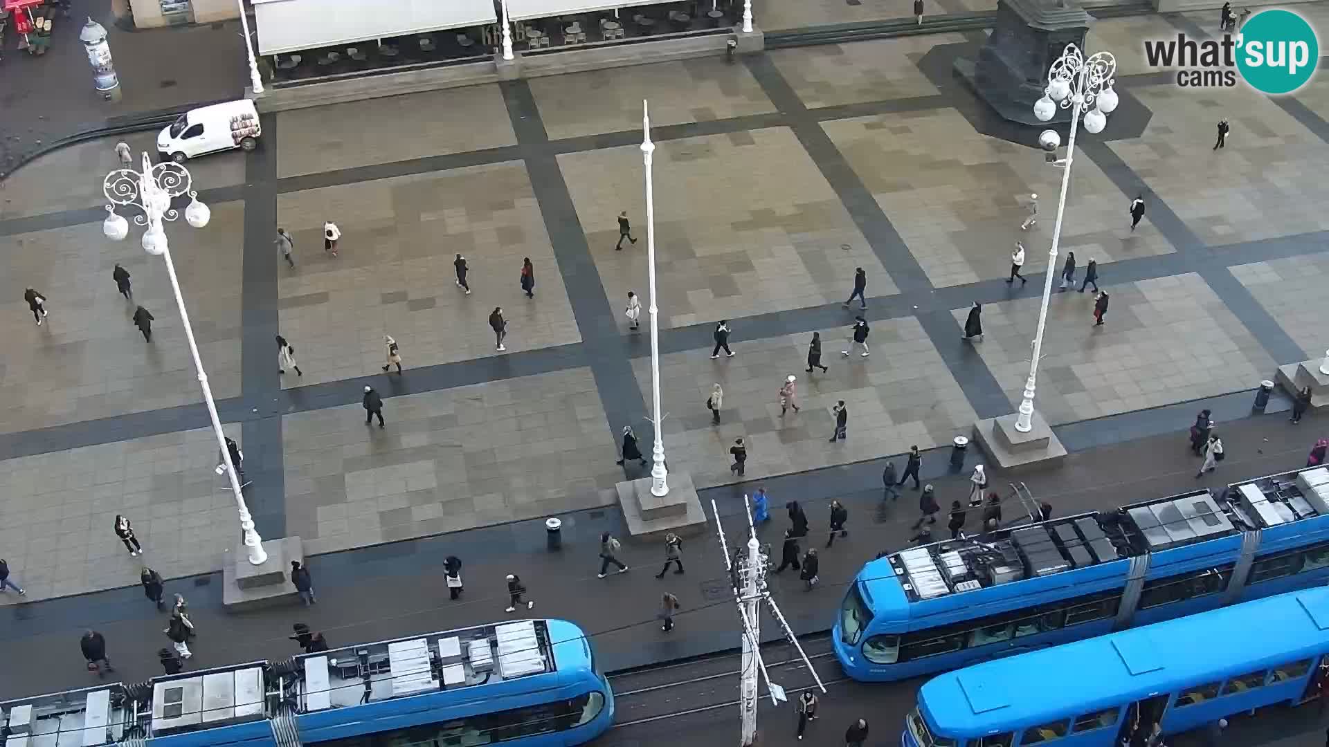 Webcam live Zagreb – Piazza Ban Jelačić