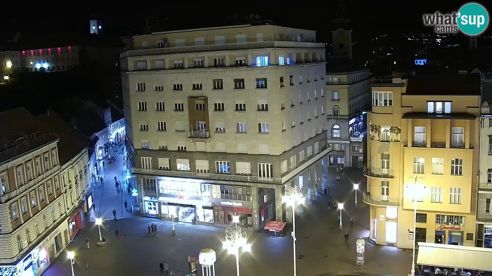 LIVE Webcam Zagreb Hotel Dubrovnik | Ban Jelačić square