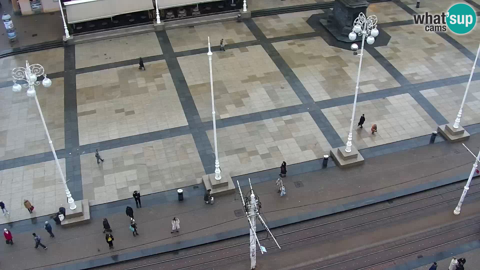 Webcam live Zagreb – Piazza Ban Jelačić