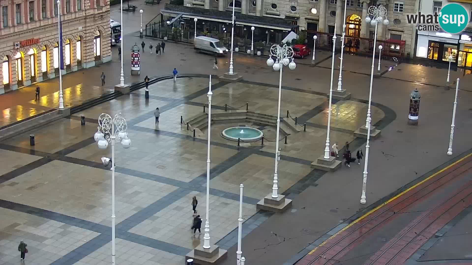 Webcam live Zagreb – Piazza Ban Jelačić