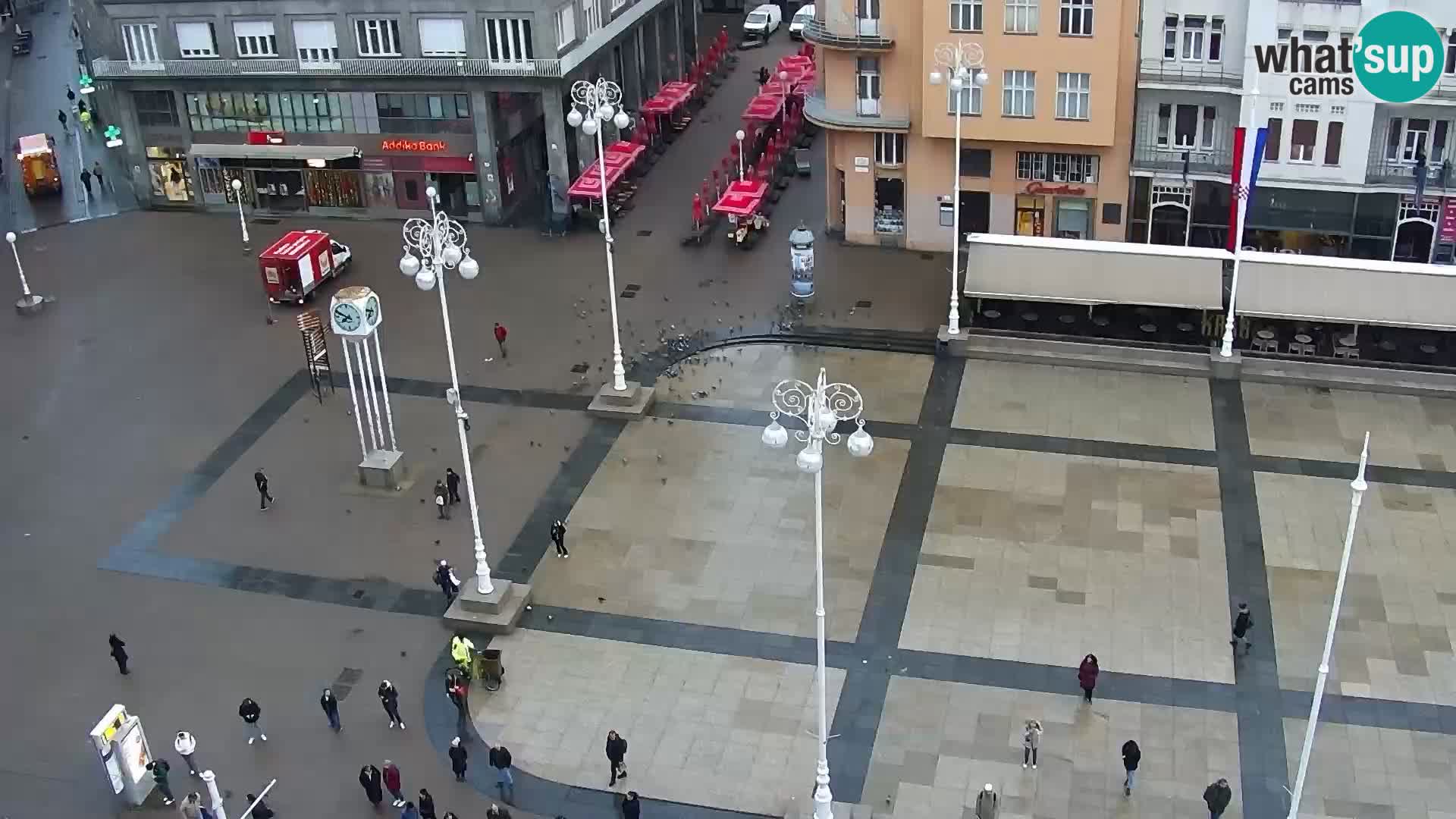 Plaza Ban Jelačić camera en vivo Zagreb – Hotel Dubrovnik