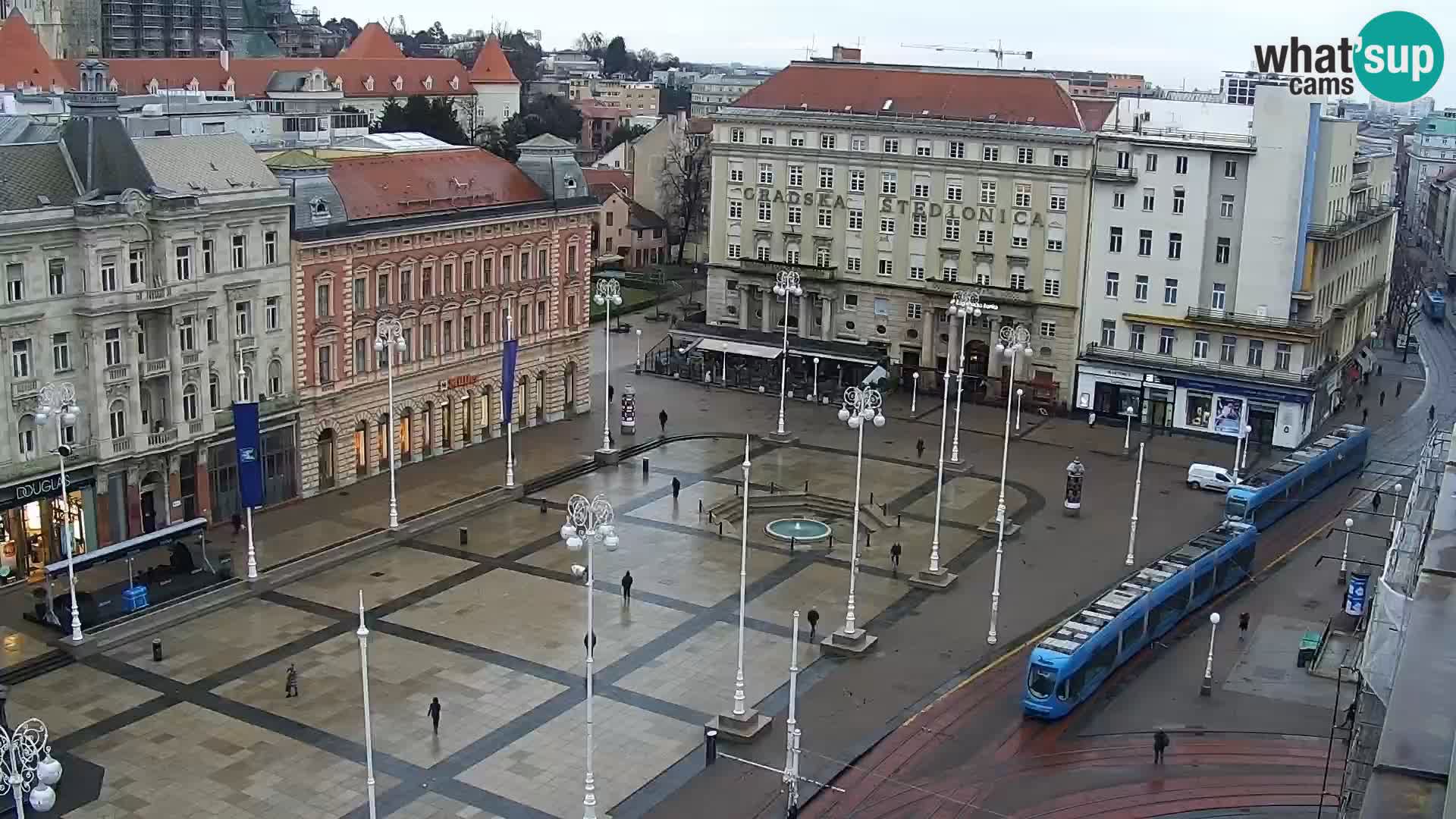 Piazza Ban Jelačić livecam Zagreb – Hotel Dubrovnik