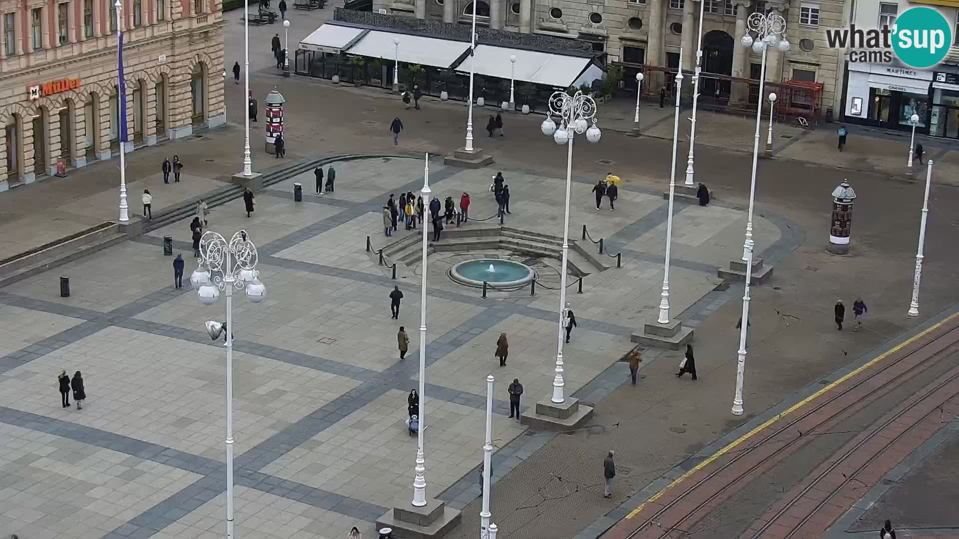 Webcam live Zagreb – Ban Jelačić Platz