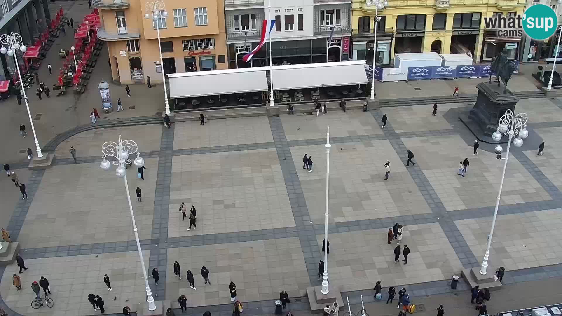 Webcam live Zagreb – Ban Jelačić Platz