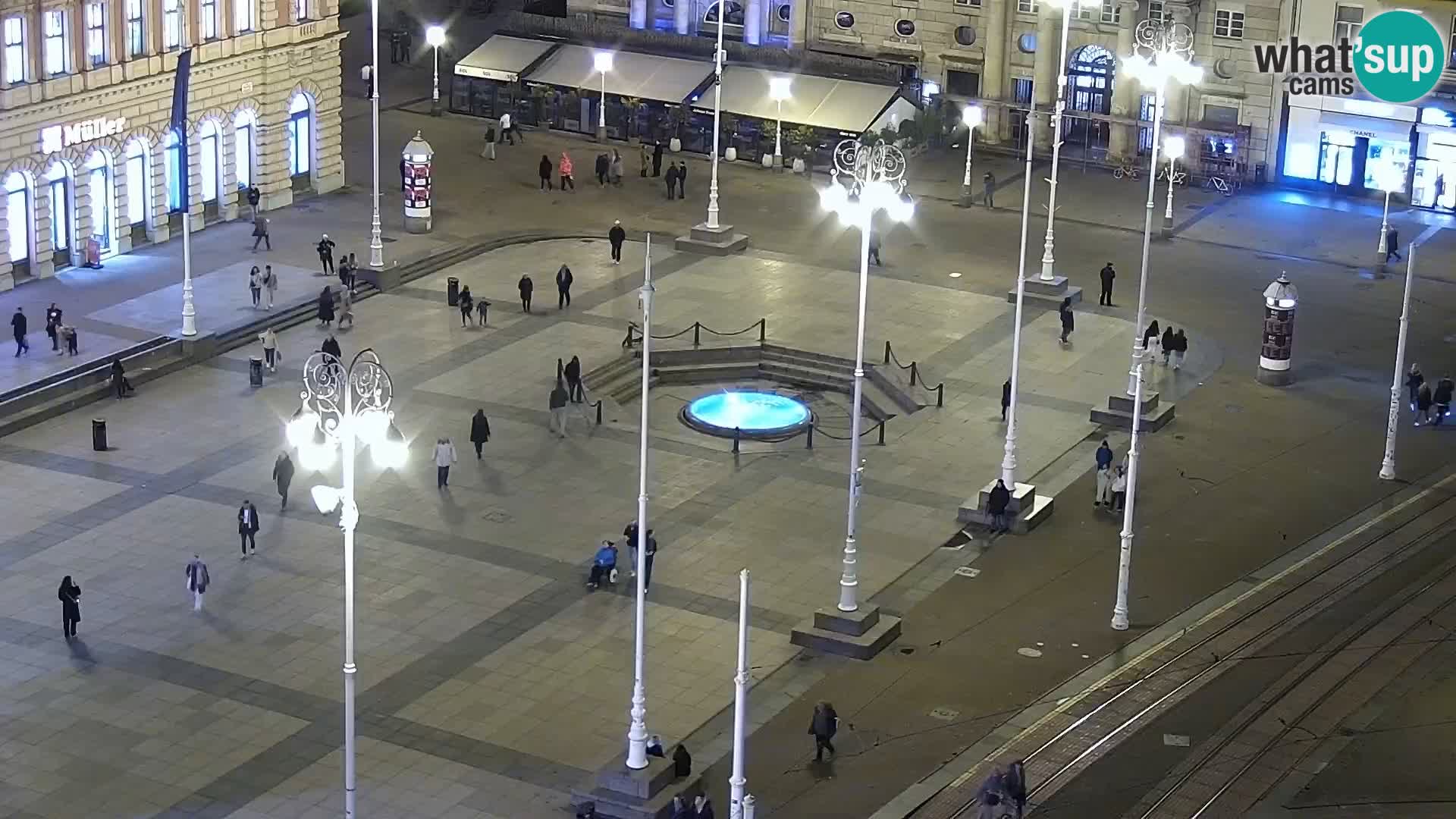 Plaza Ban Jelačić camera en vivo Zagreb – Hotel Dubrovnik