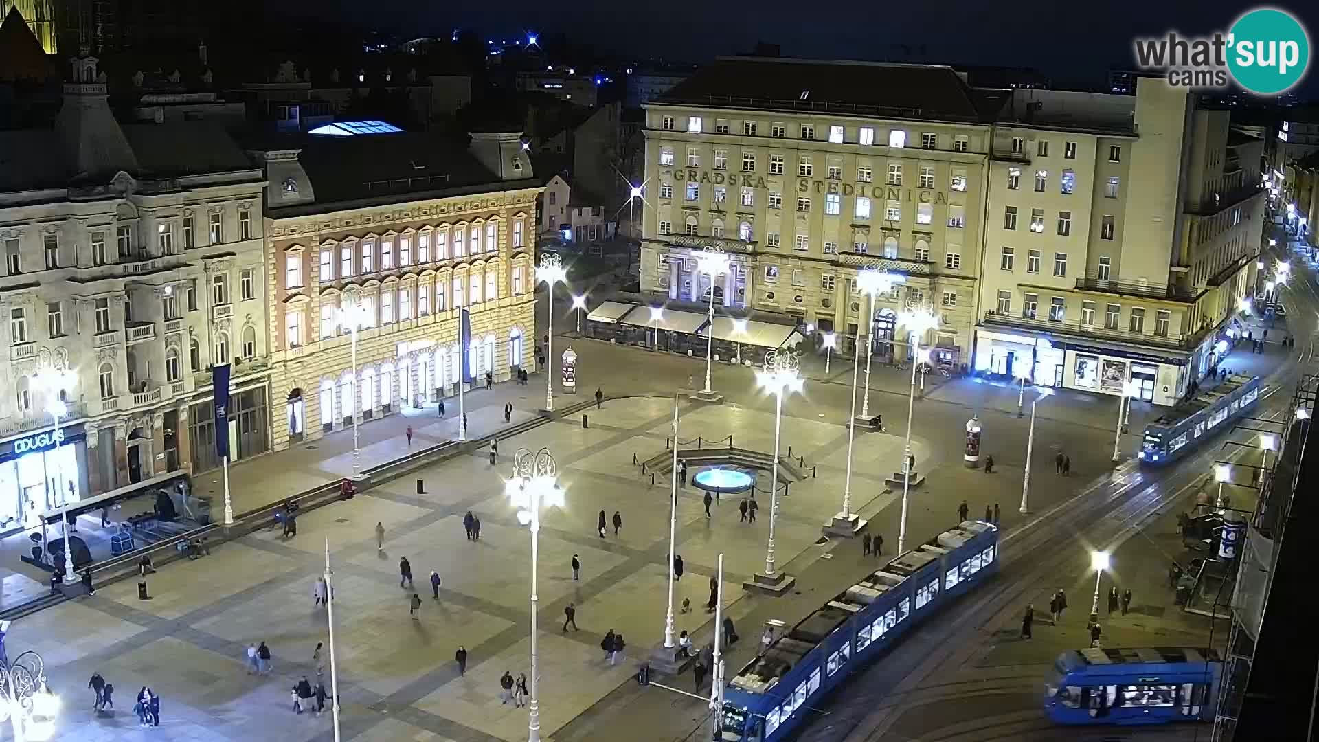 Webcam live Zagreb – Piazza Ban Jelačić