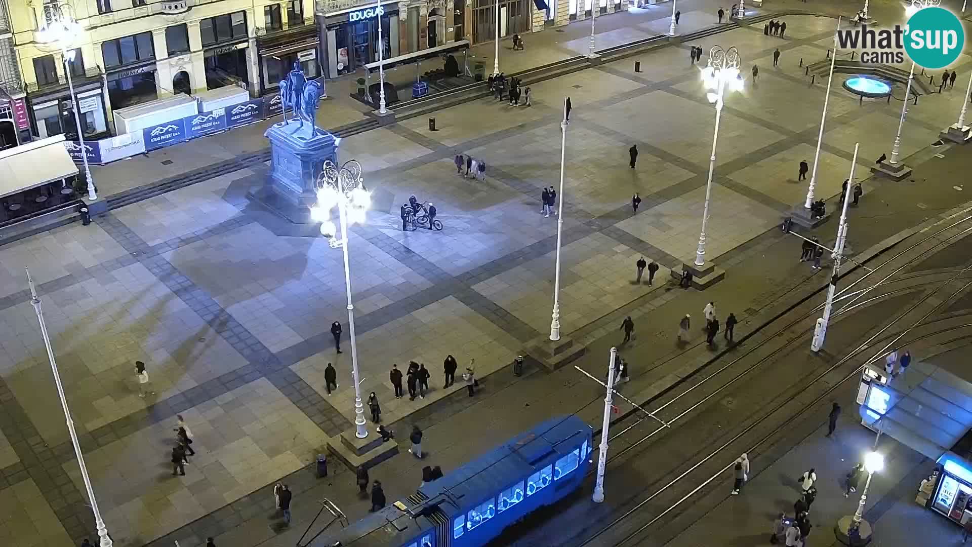 Webcam live Zagreb – Piazza Ban Jelačić