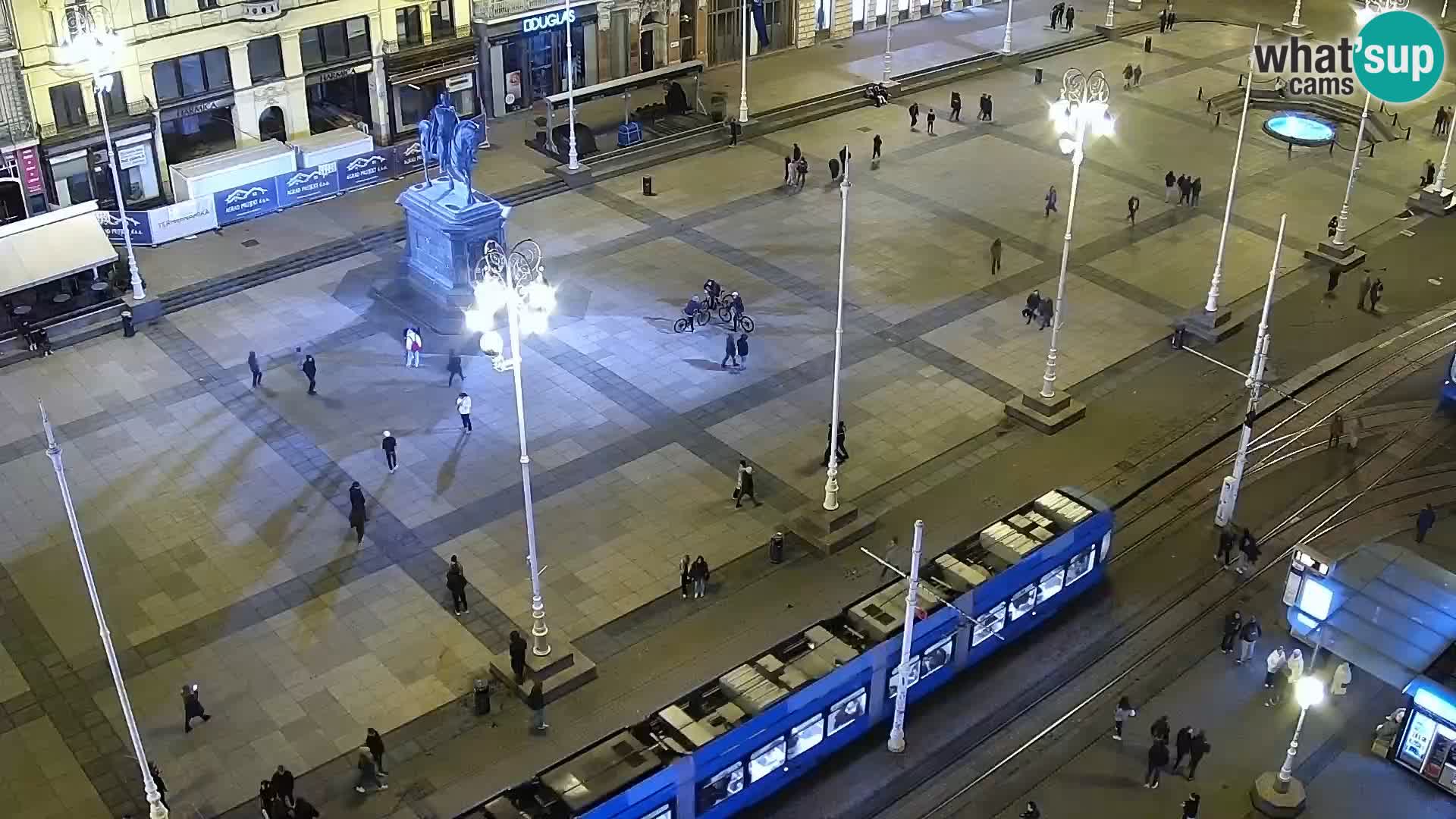 Zagreb – Bana Jelačića square panorama