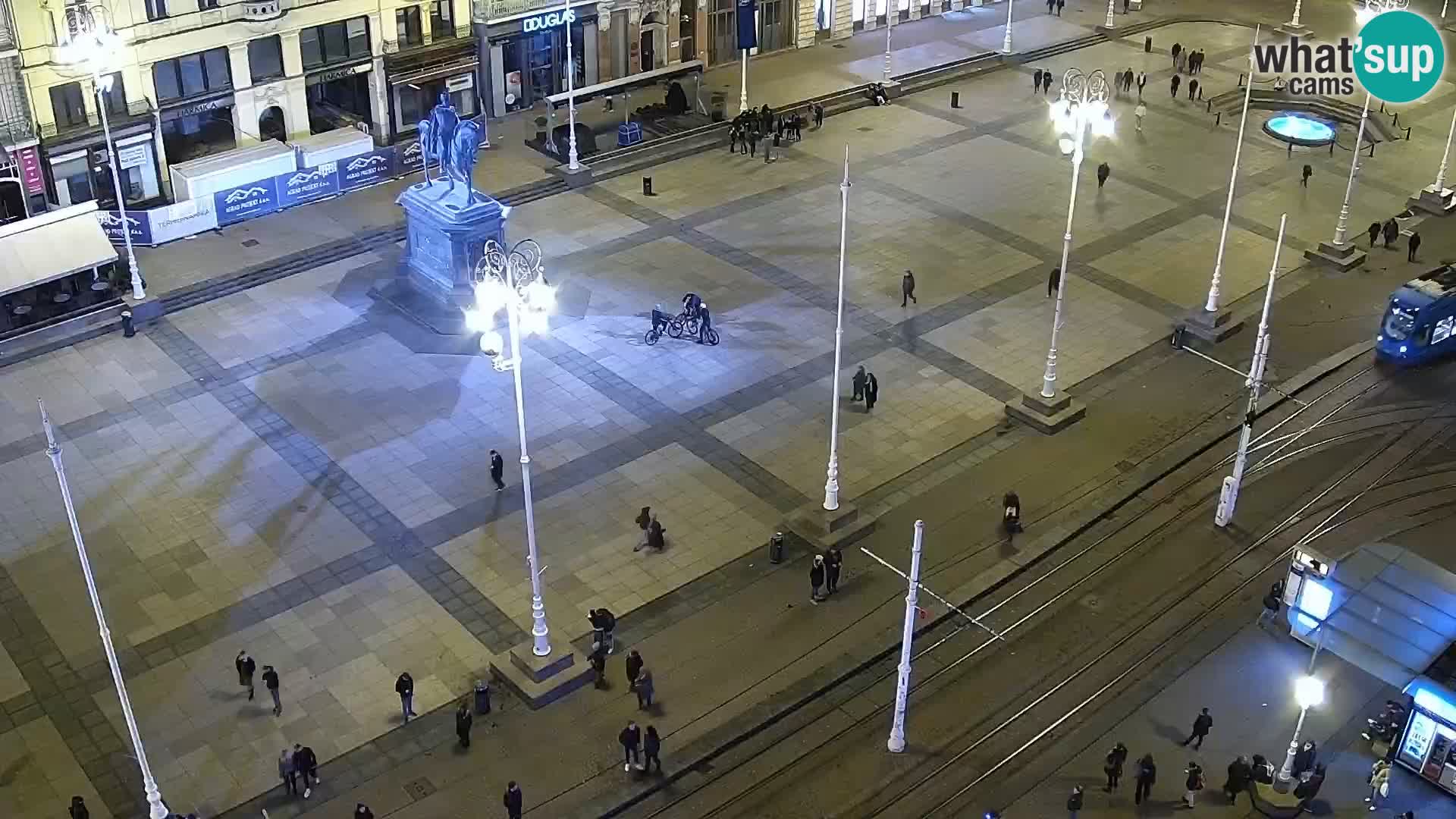 Plaza Ban Jelačić camera en vivo Zagreb – Hotel Dubrovnik