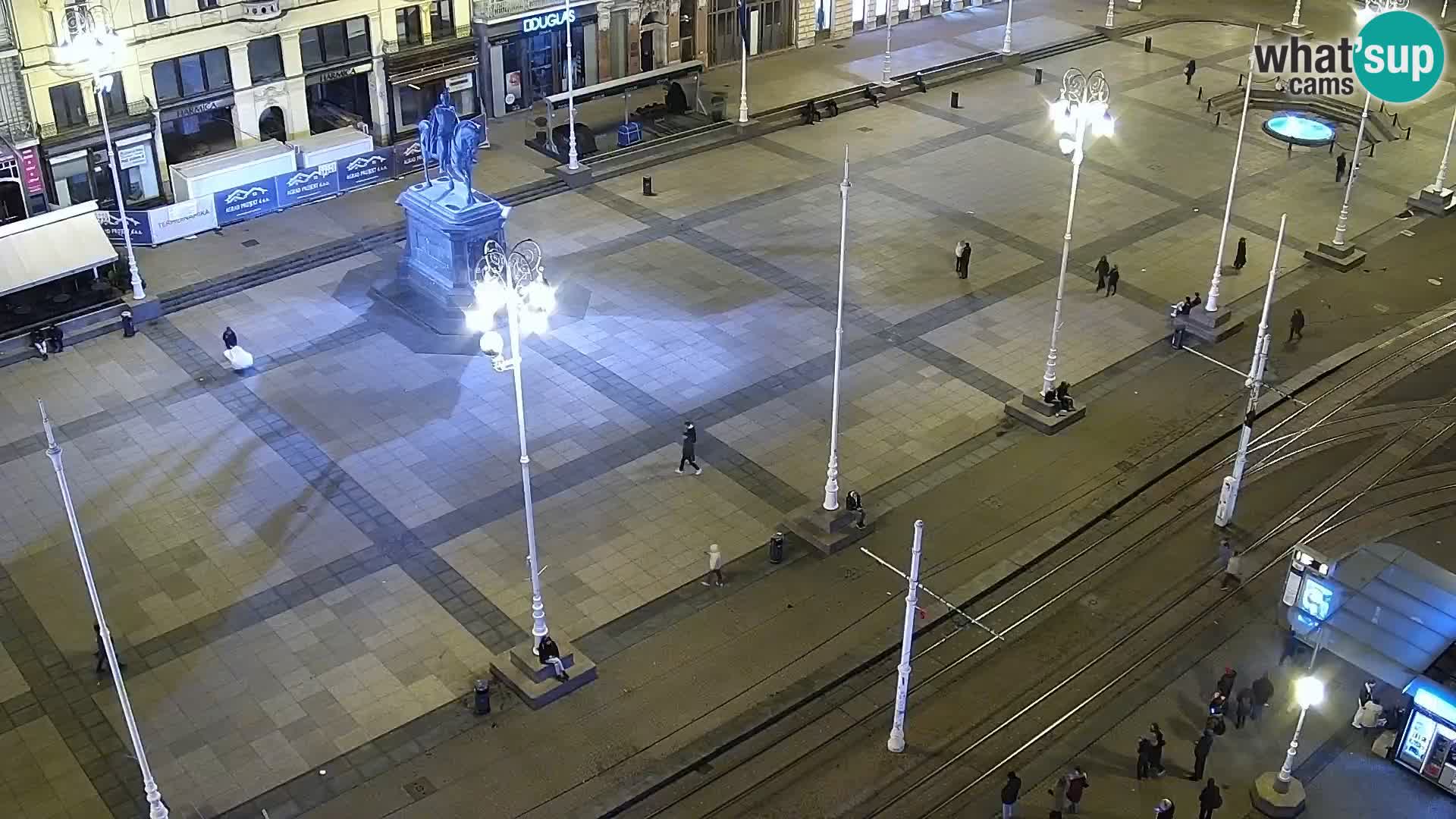 Plaza Ban Jelačić camera en vivo Zagreb – Hotel Dubrovnik