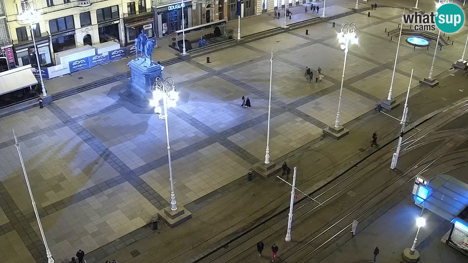 Ban Jelačić Platz  Live webcam Zagreb – Hotel Dubrovnik